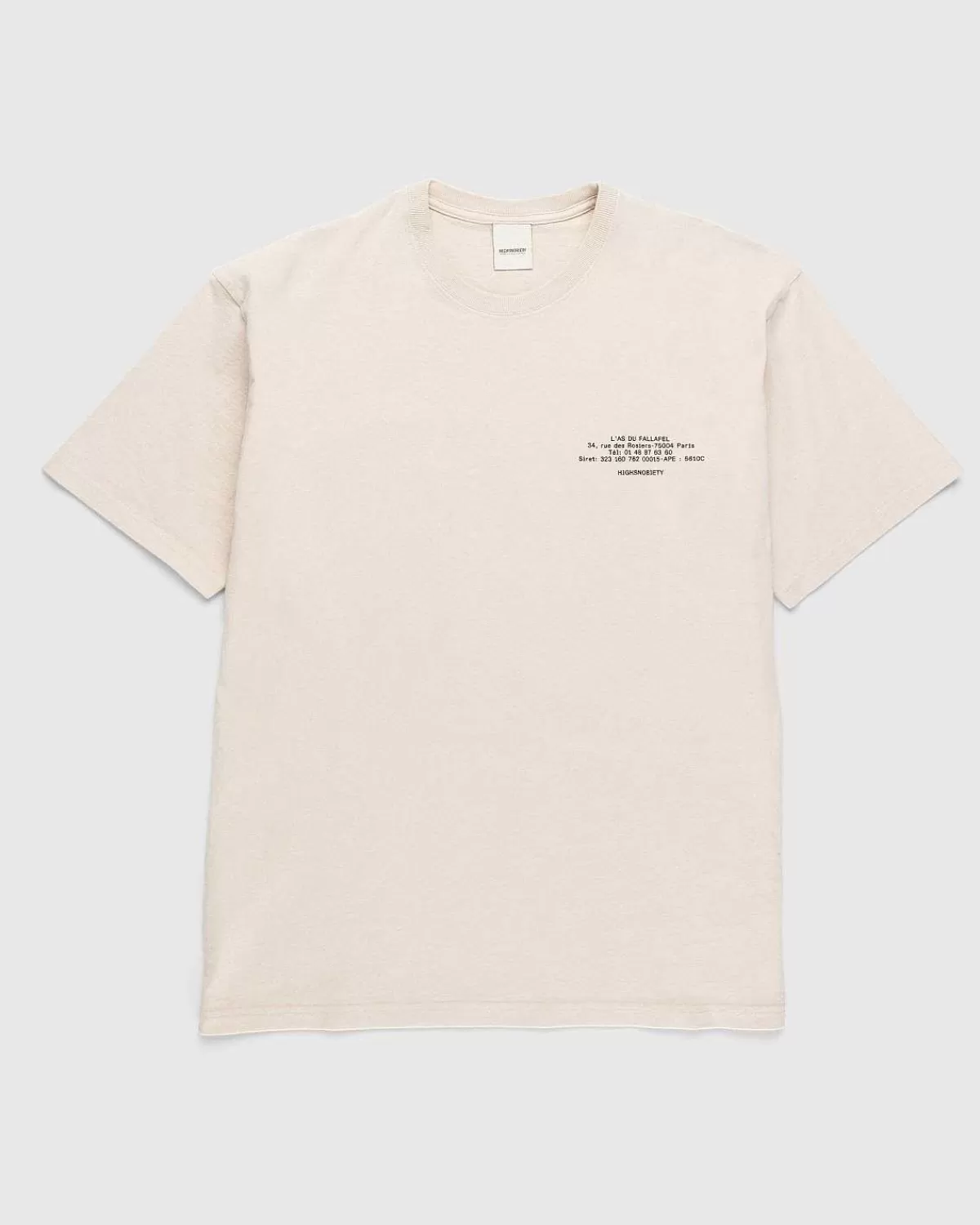 T-Shirts>L'As du Fallafel Kortaermet T-Shirt Off-White