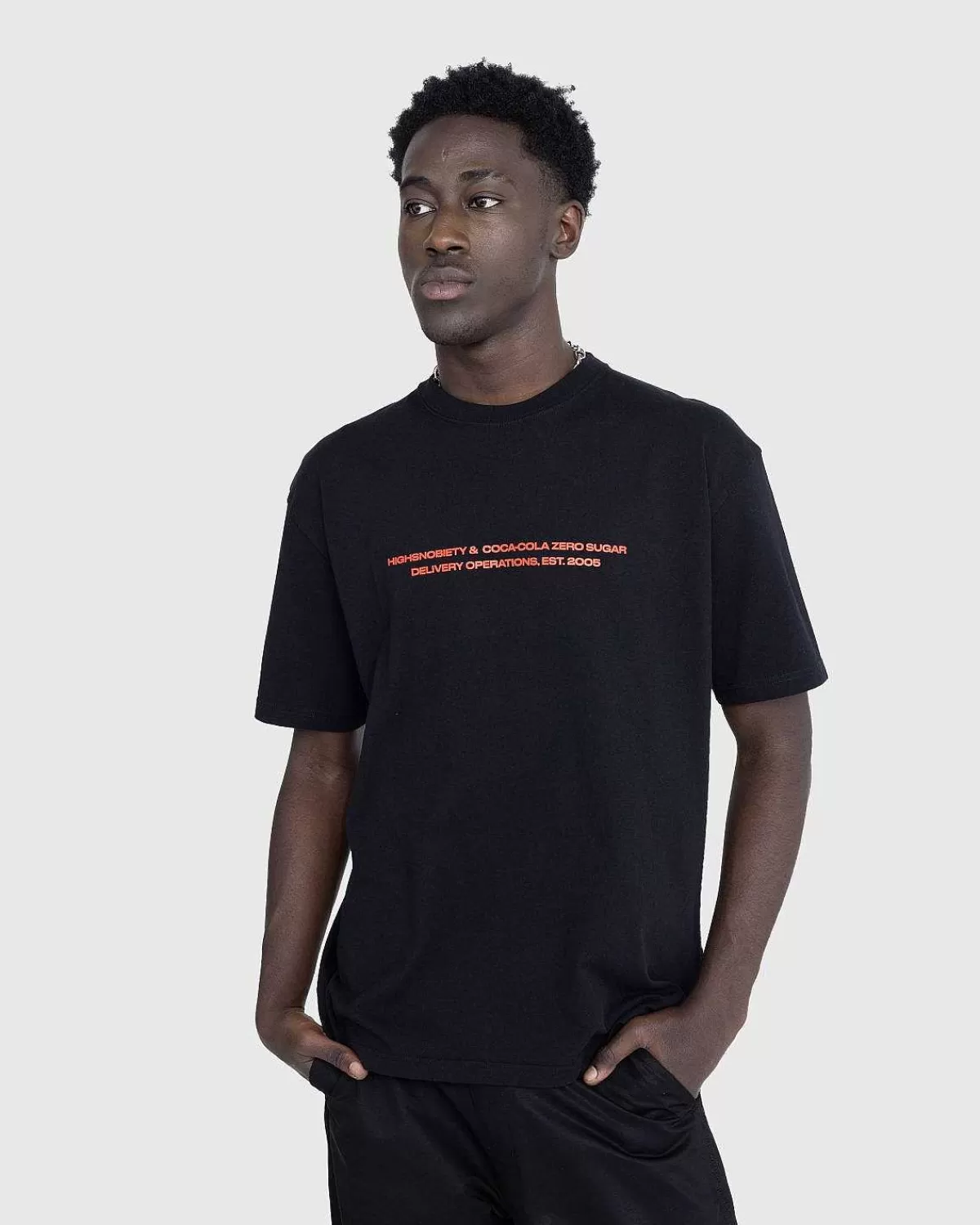 T-Shirts>Highsnobiety Kortaermet T-Shirt Sort