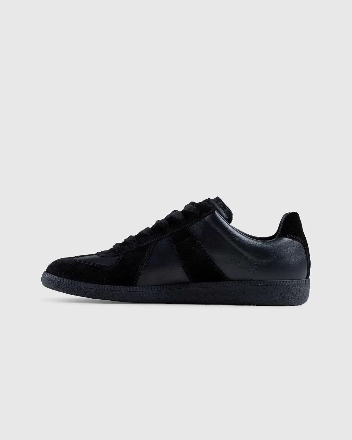 Sneakers>Maison Margiela Laeder Replica Sneakers Sort