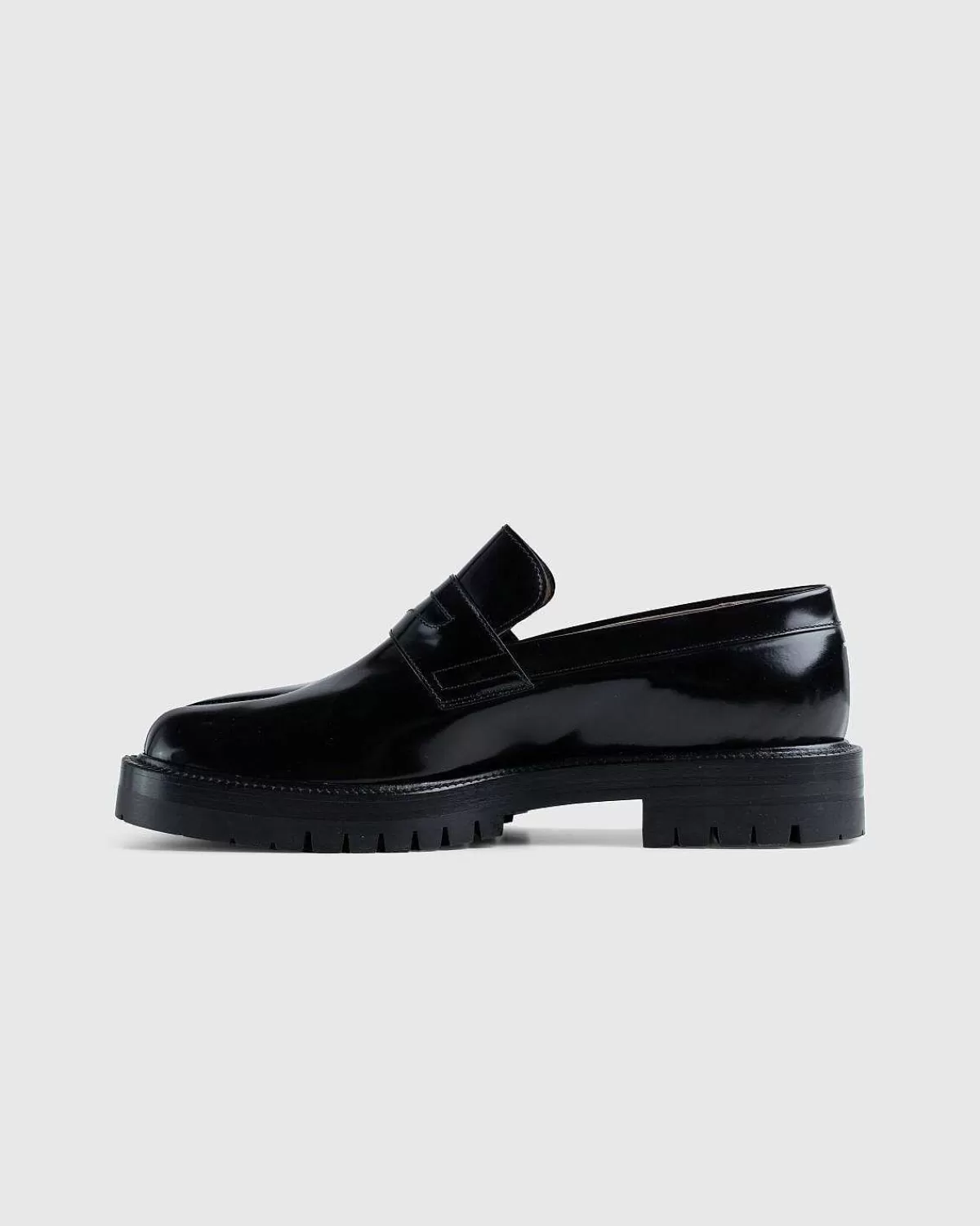 Sko>Maison Margiela Laeder Tabi Loafers Sort