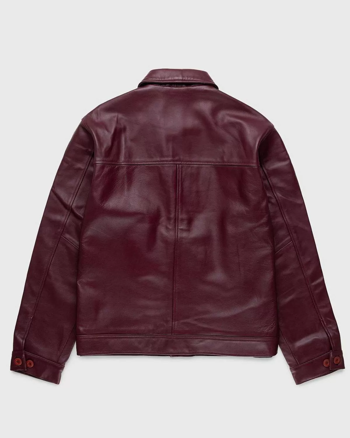 Overtøj>Highsnobiety HS05 Laederjakke Burgundy