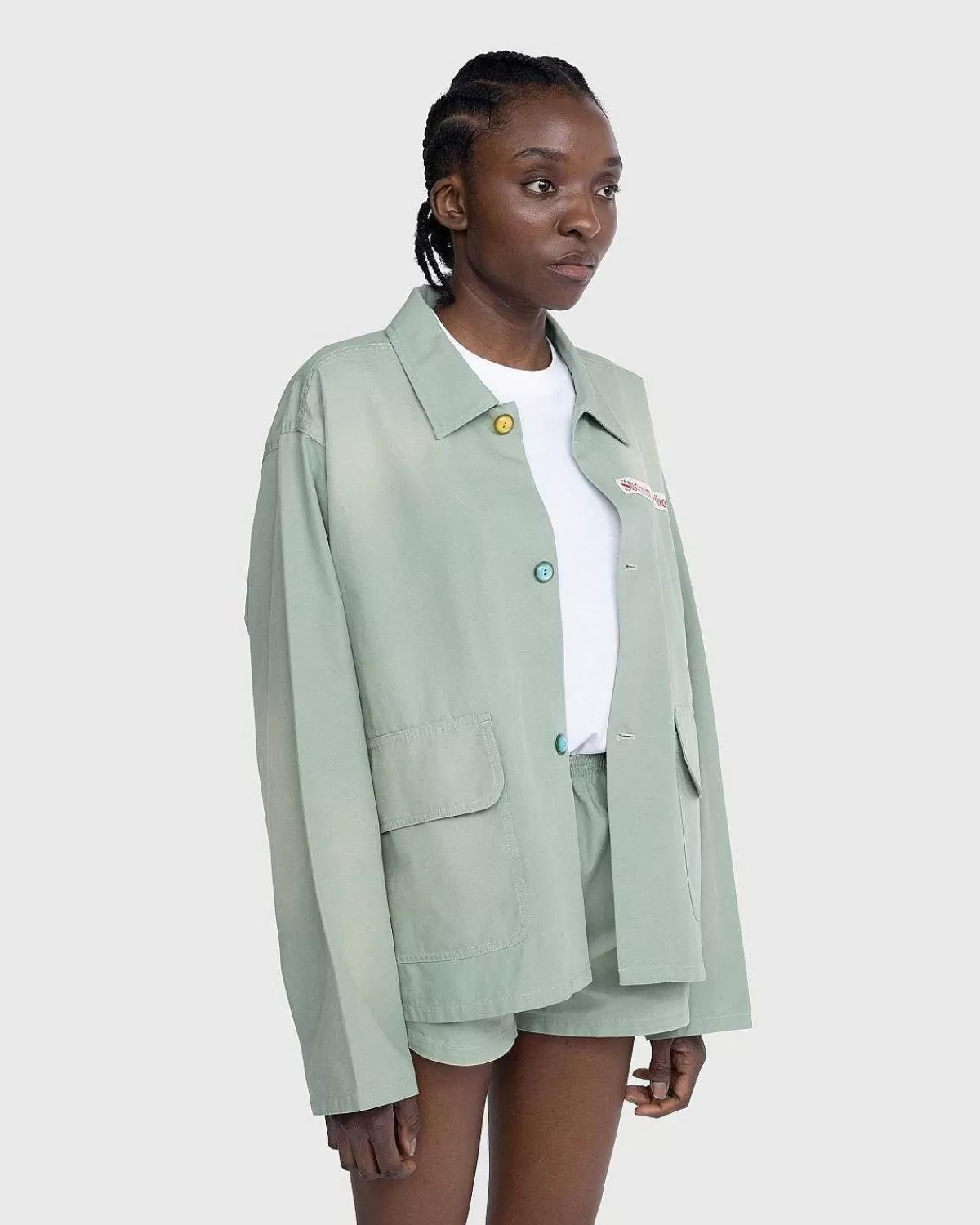 Overtøj>Stockholm Surfboard Club Laerred Coach Jacket Sage