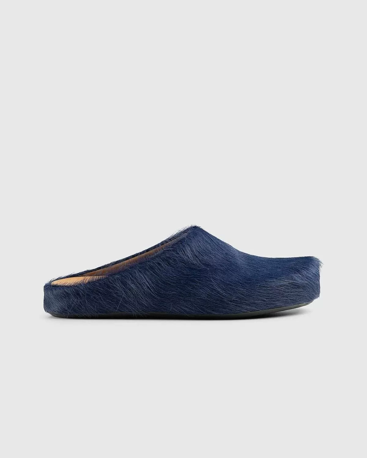 Sko>Marni Langt Har Kalveskind Mule Sabot Blue