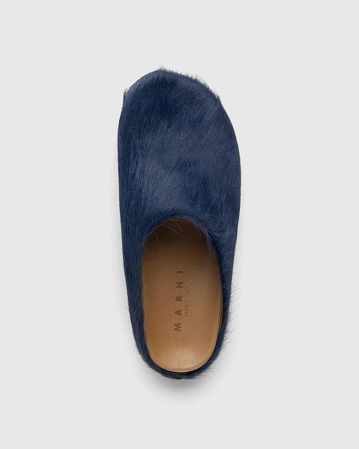 Sko>Marni Langt Har Kalveskind Mule Sabot Blue