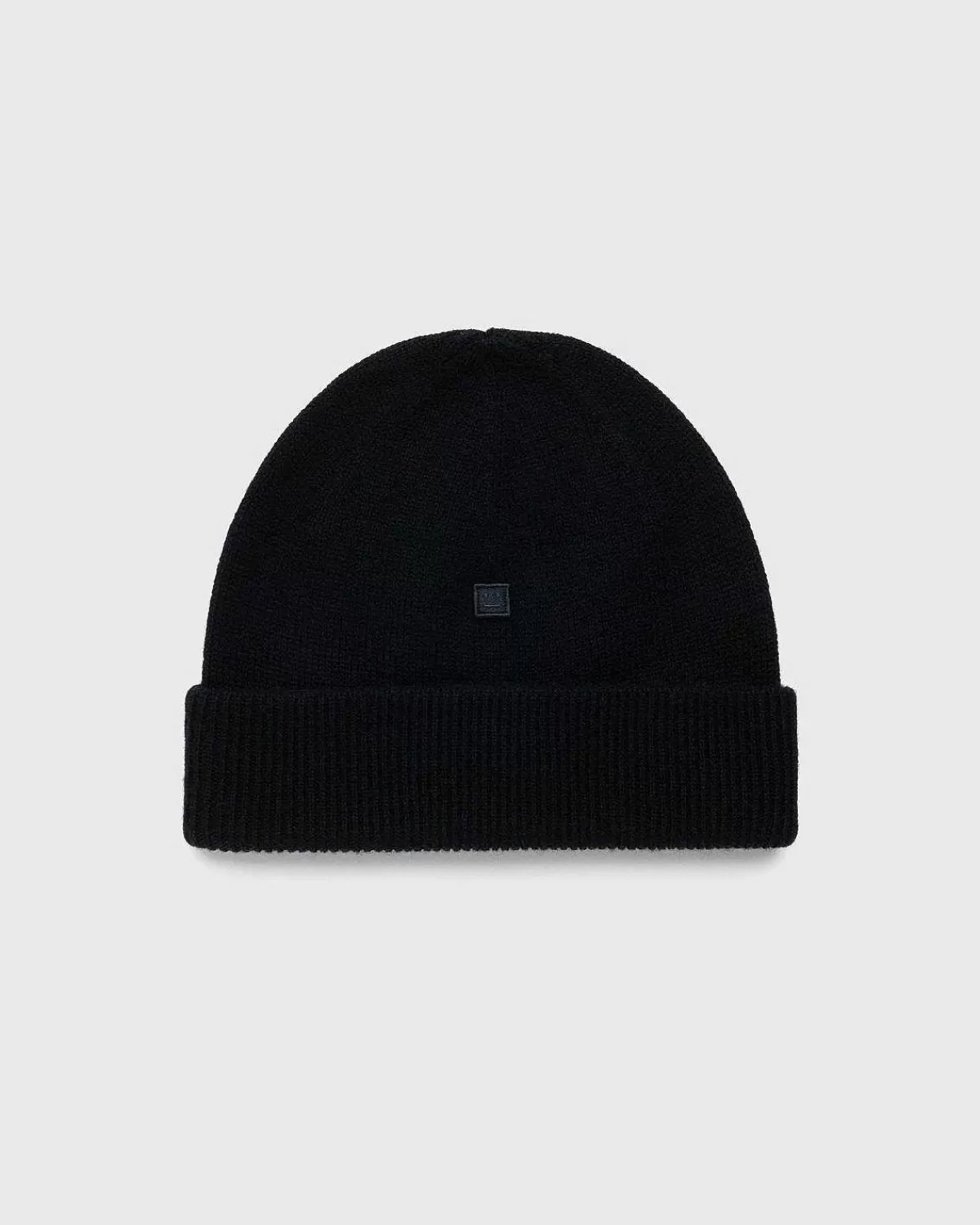 Vinter Tilbehør>Acne Studios Lille Face Logo Beanie Sort