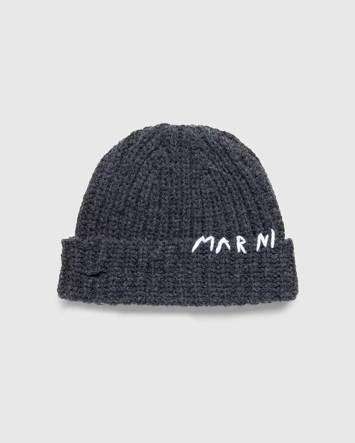 Vinter Tilbehør>Marni Logo Beanie Gra