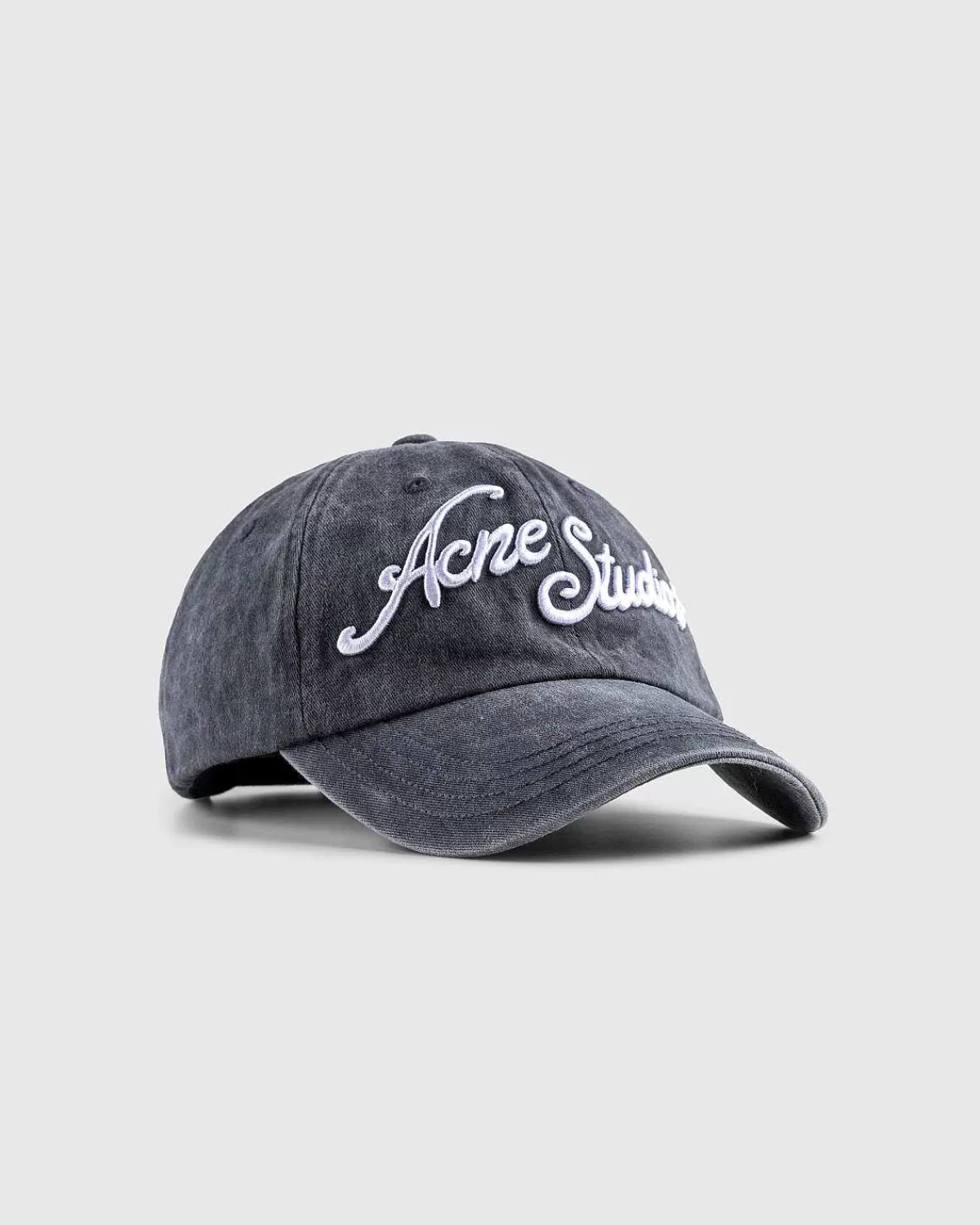 Hatte>Acne Studios Logo Cap Falmet Sort