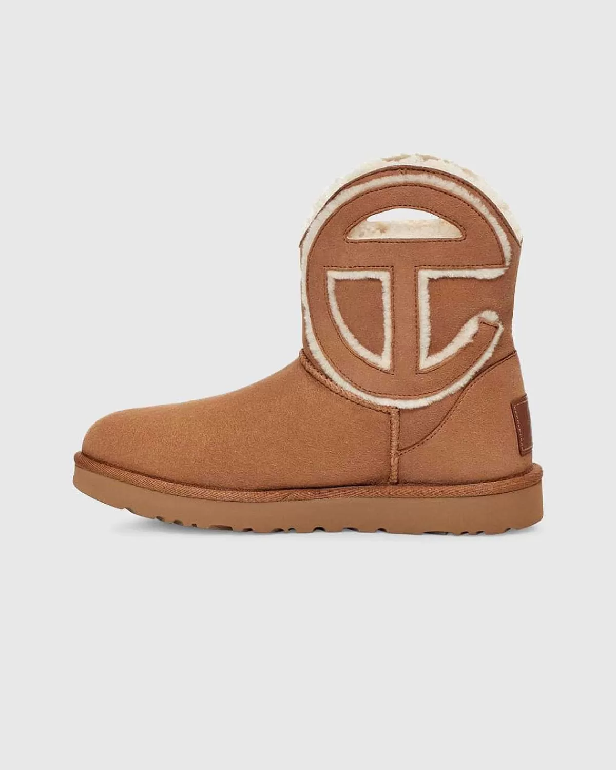 Støvler>Ugg Logo Mini Stovle Kastanje