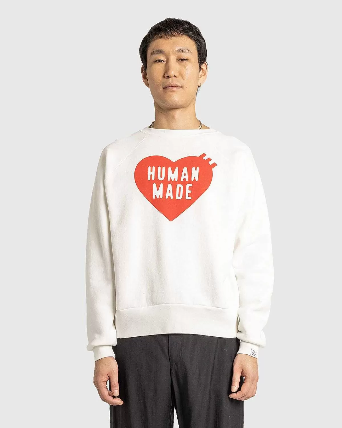 Sveder>Human Made Logo Sweatshirt Hvid