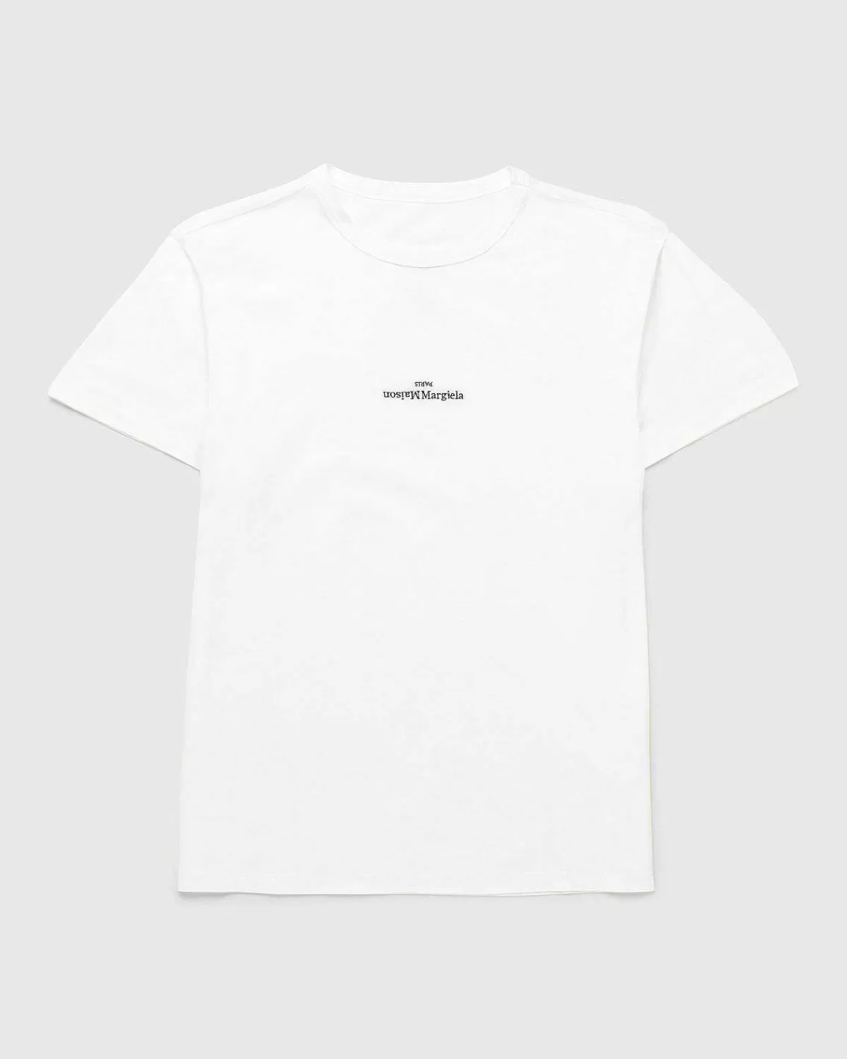 T-Shirts>Maison Margiela Logo T-Shirt Hvid