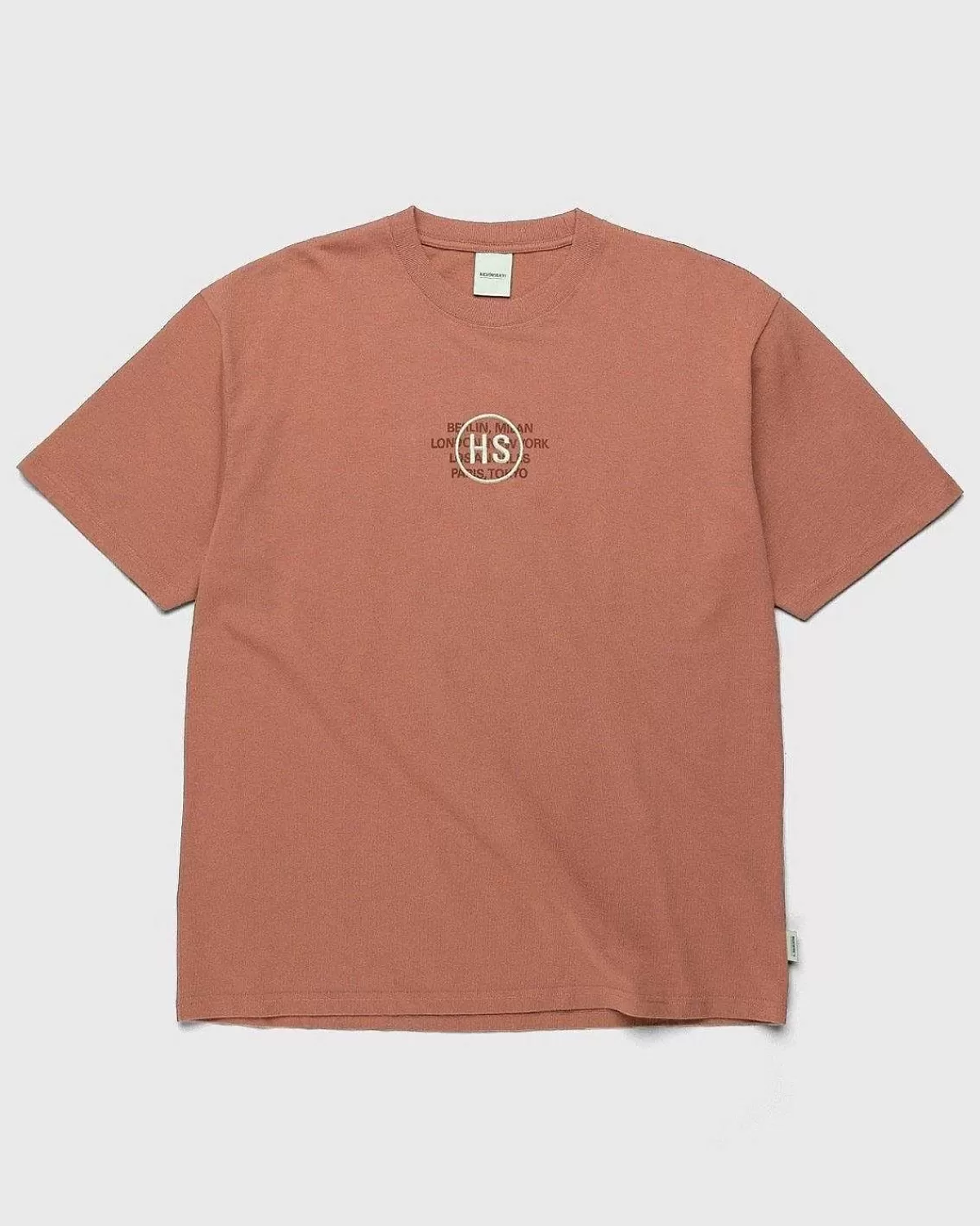 T-Shirts>Highsnobiety Logo T-Shirt Mauve