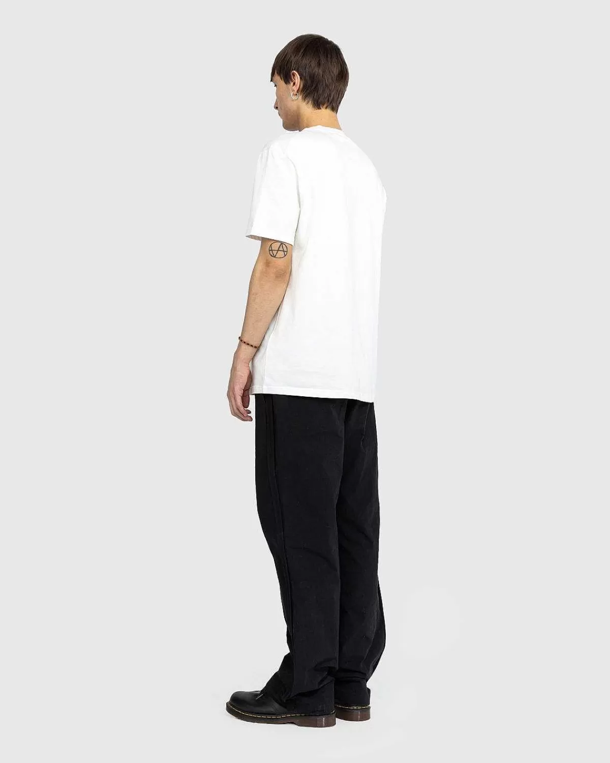 T-Shirts>Jil Sander Logo T-Shirt Porcelaen