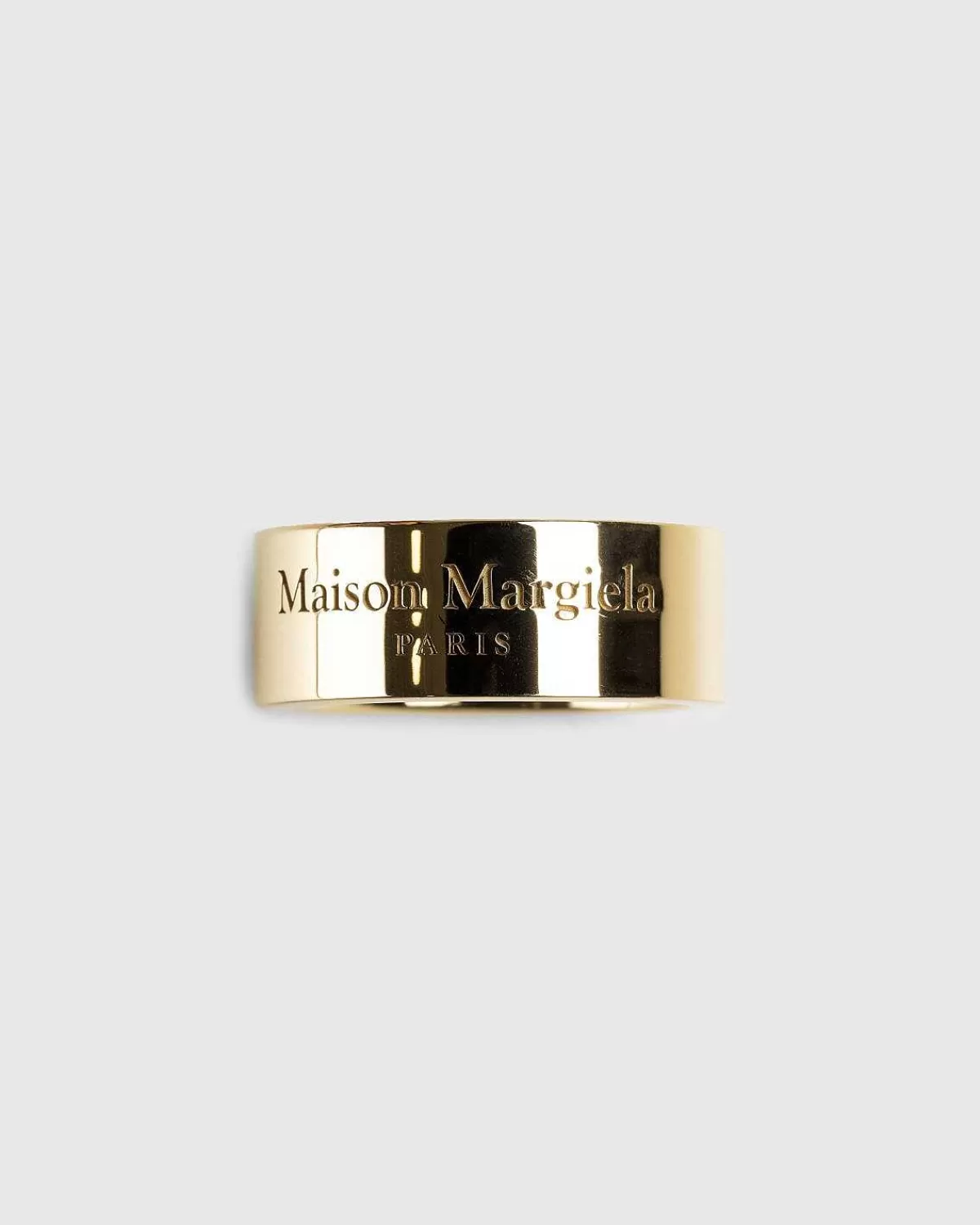 Smykker>Maison Margiela Logo-Graveret Ring Guld