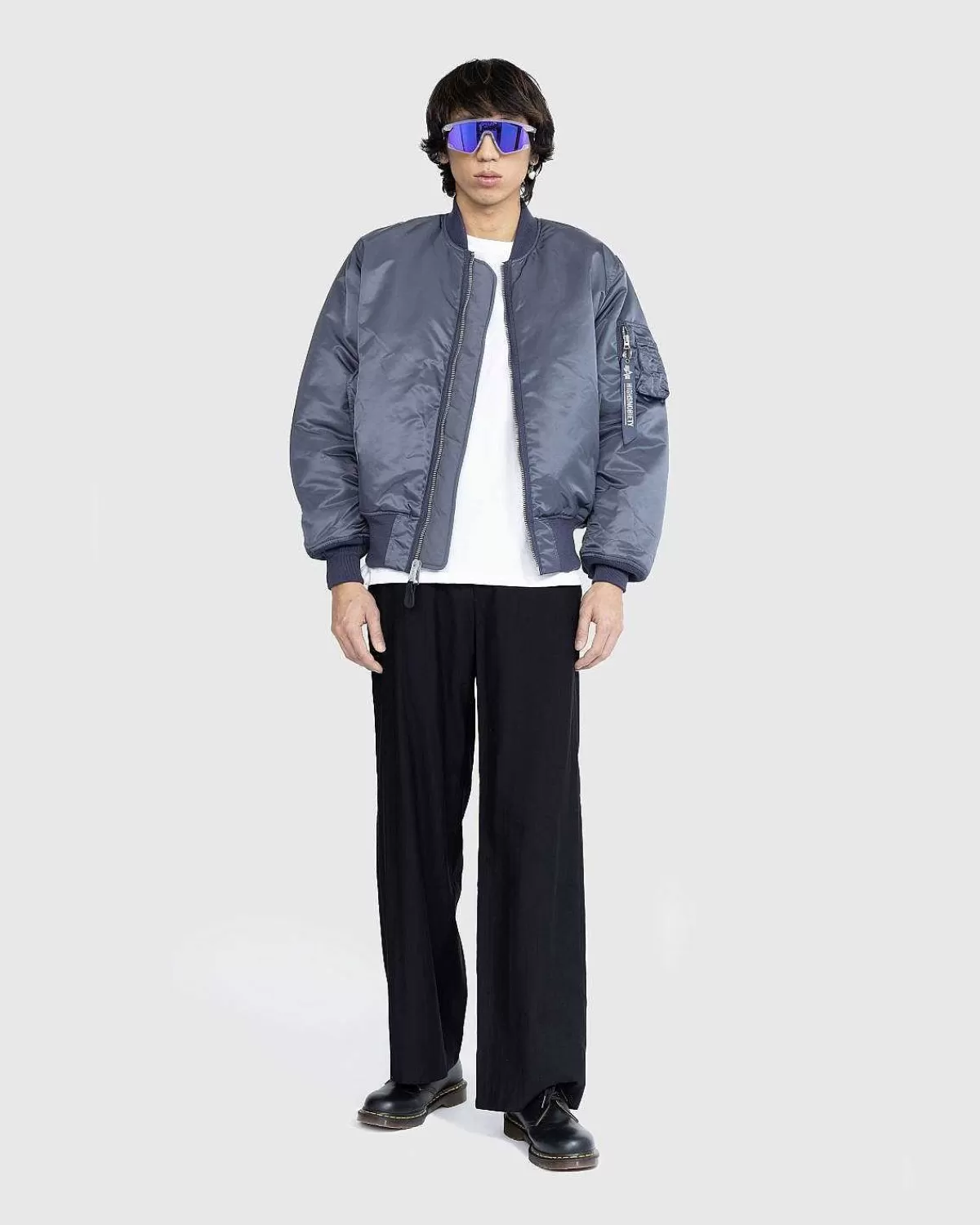 Overtøj>Alpha Industries Ma-1 Bomber Steel Navy