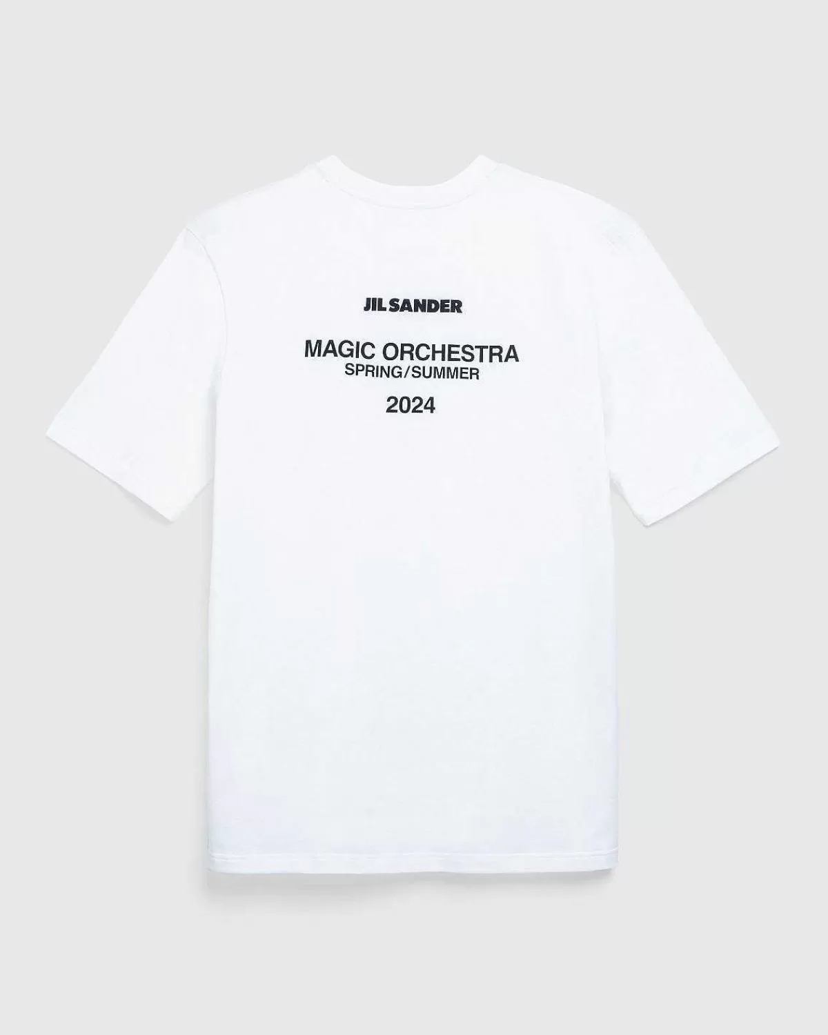 T-Shirts>Jil Sander Magic Orchestra Sheer T-Shirt Marshmallow