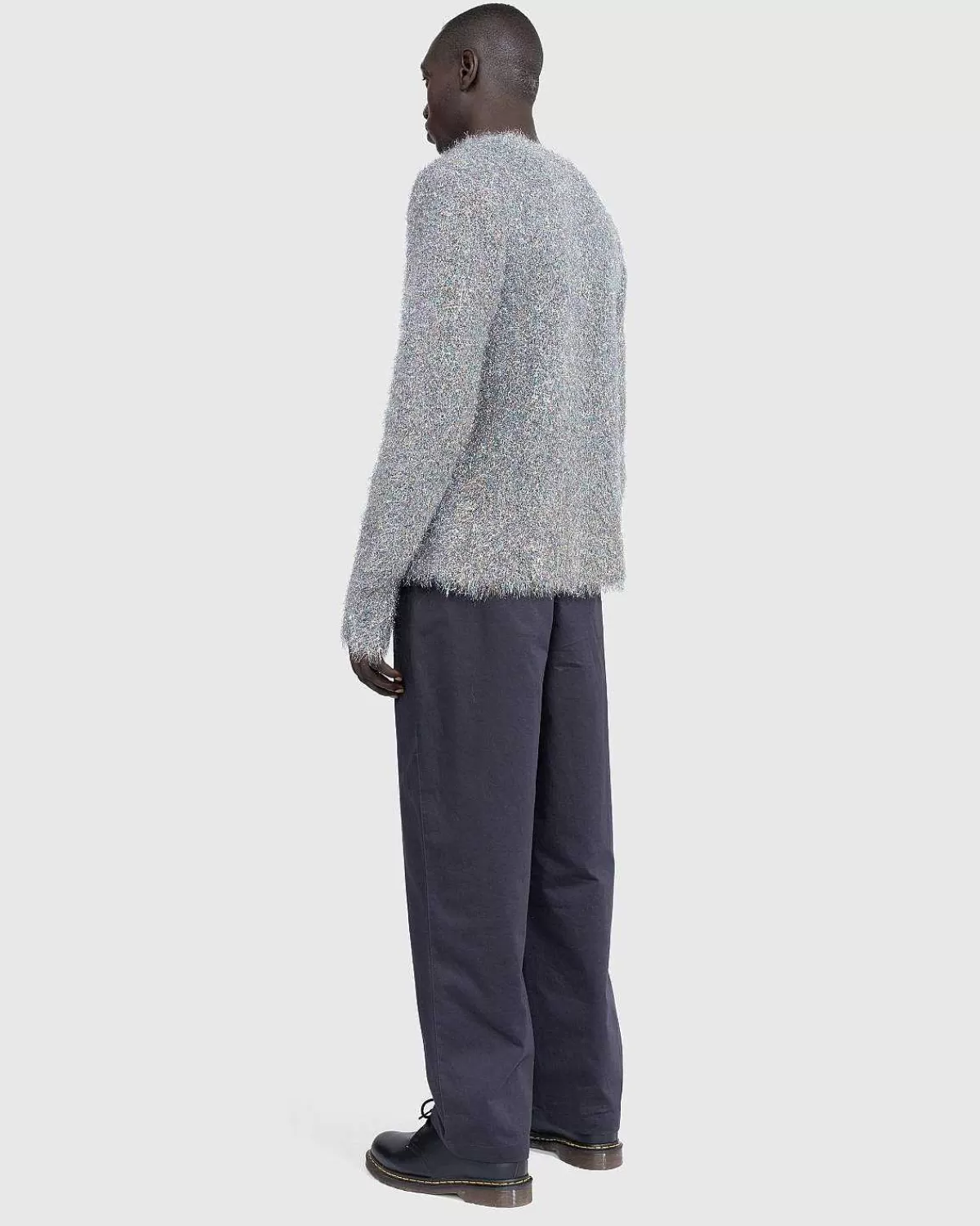 Strik>Jil Sander Metallic Mohair Blend Sweater Multi