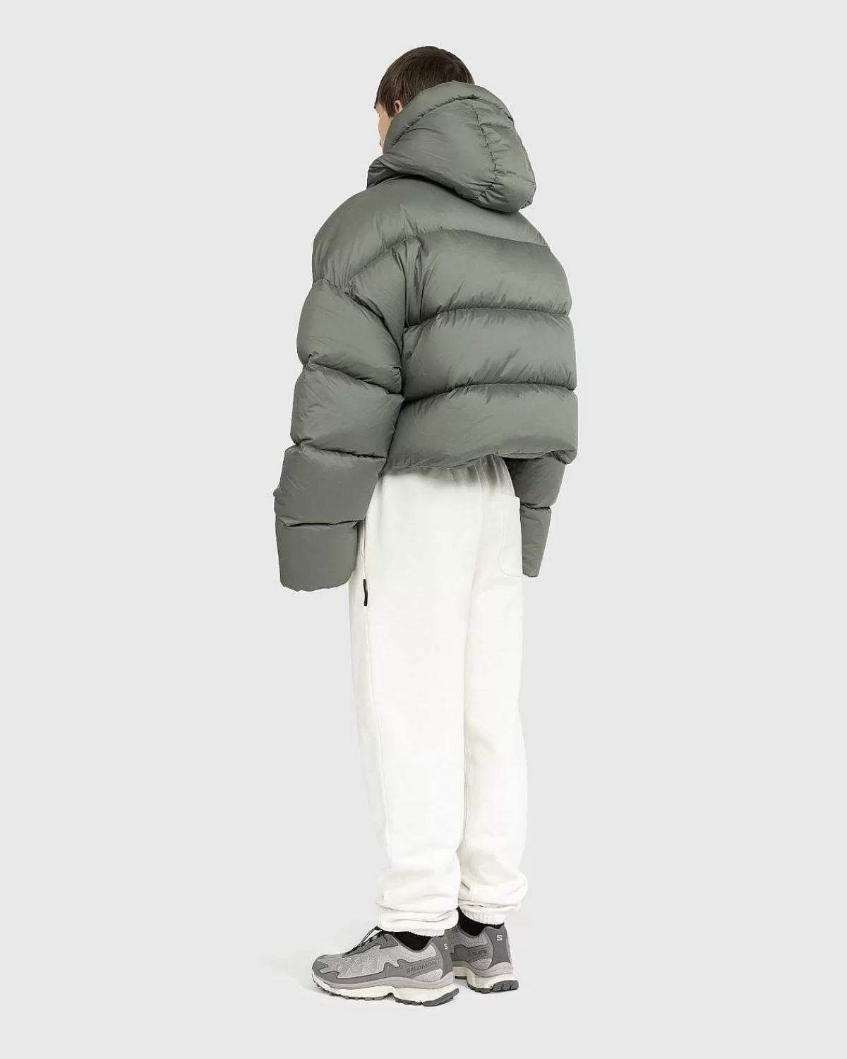 Overtøj>Entire Studios Mml Hooded Puffer Moss