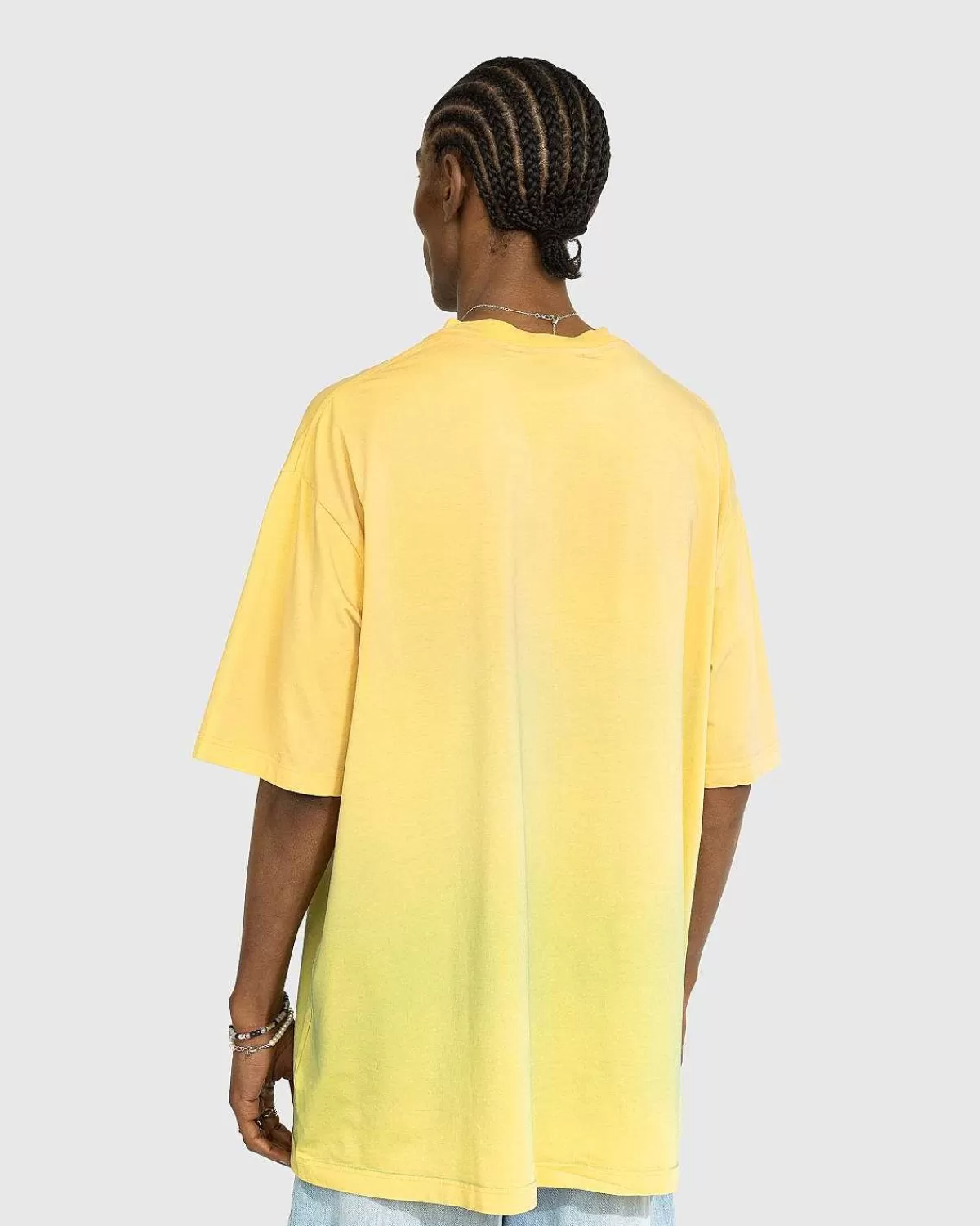 T-Shirts>Acne Studios Multi T-Shirt Med Krakket Print