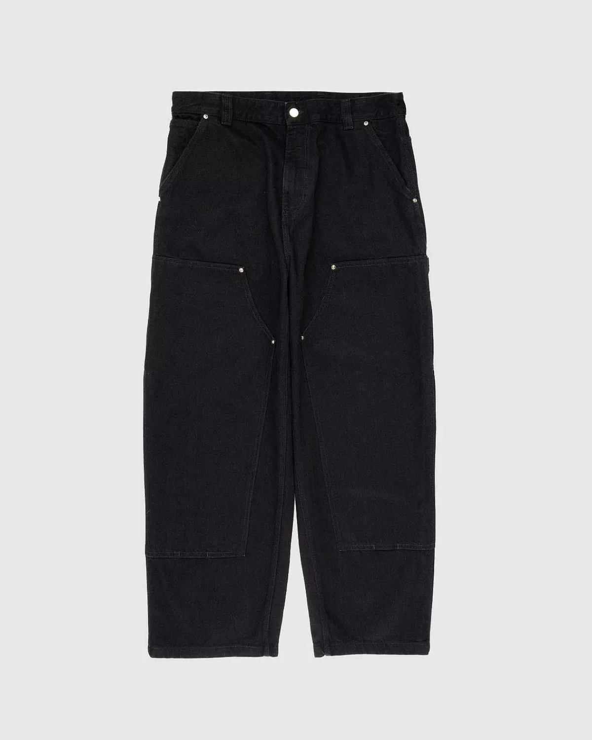 Bukser>Carhartt WIP Nash Double Knee Pant Sort