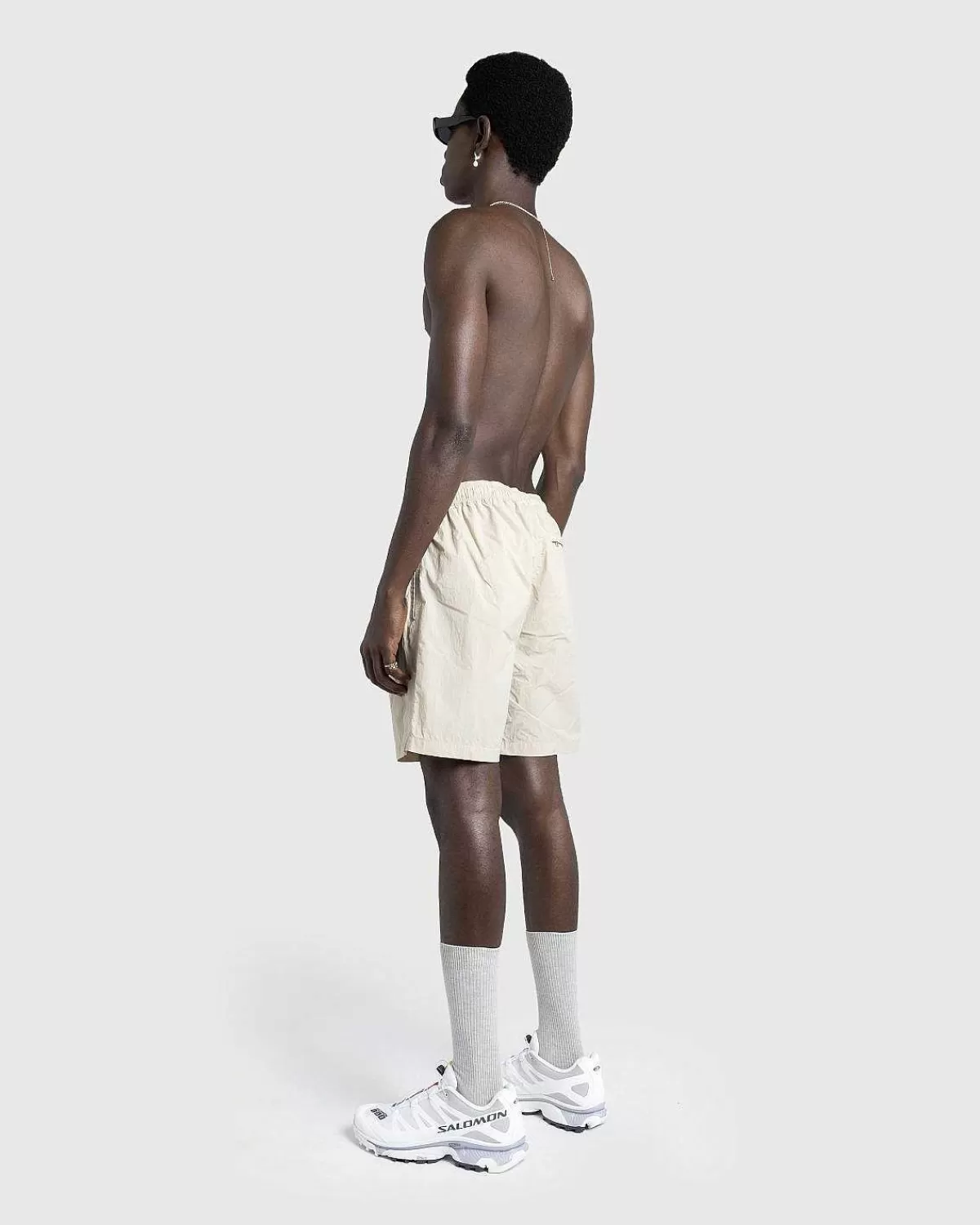 Shorts>Highsnobiety HS05 Naturfarvet Nylonshorts Beige