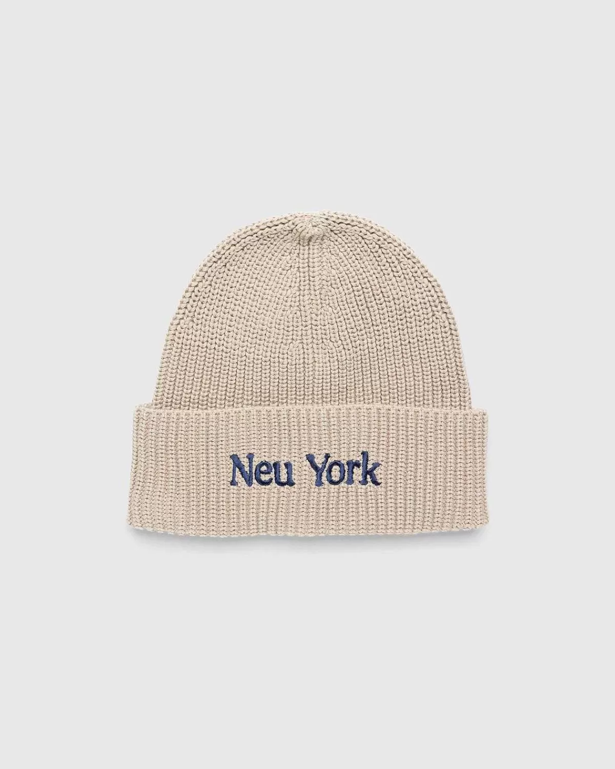 Vinter Tilbehør>Highsnobiety Neu York Beanie Beige