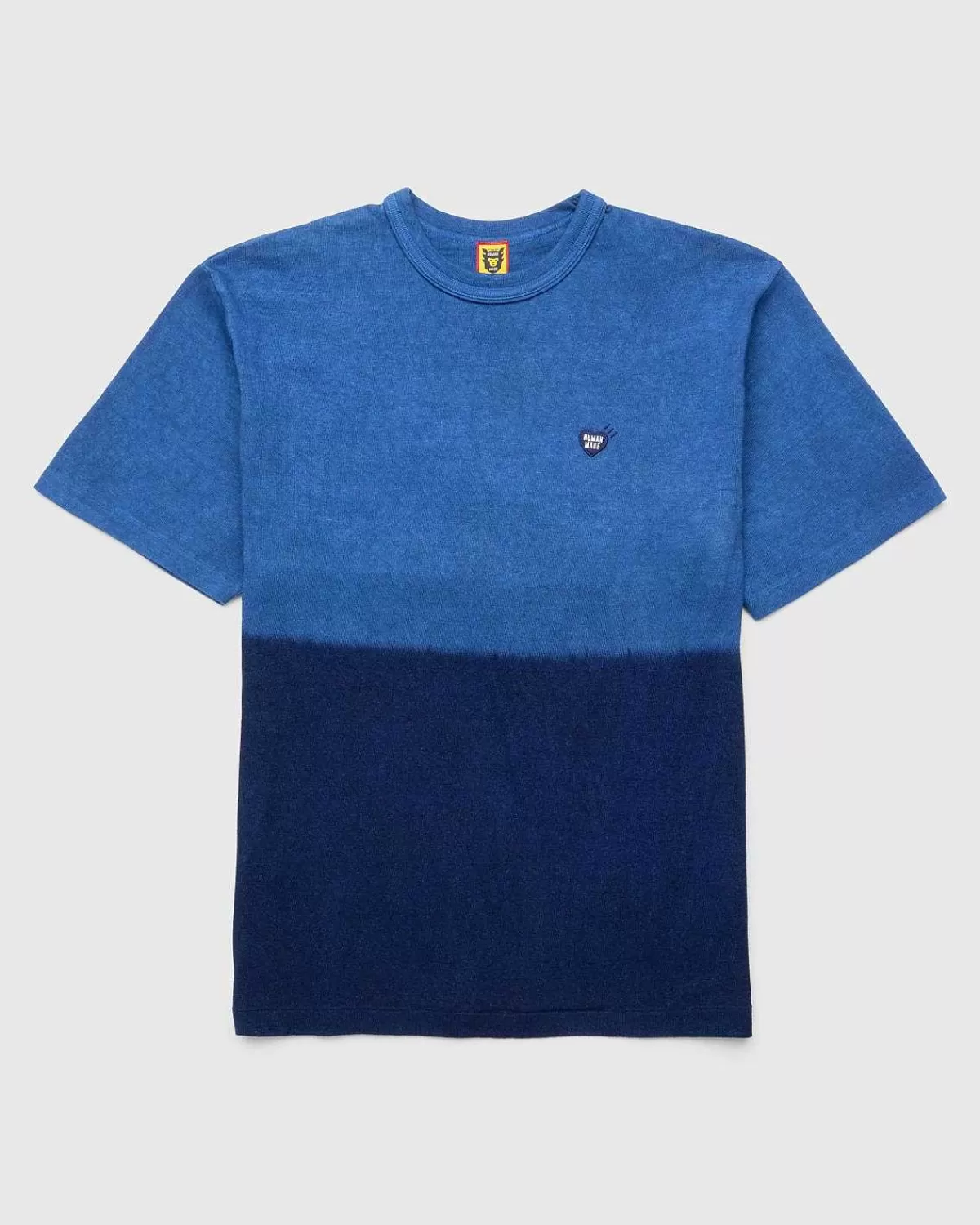 T-Shirts>Human Made Ningen-Sei Indigo Dyed T-Shirt #2 Bla