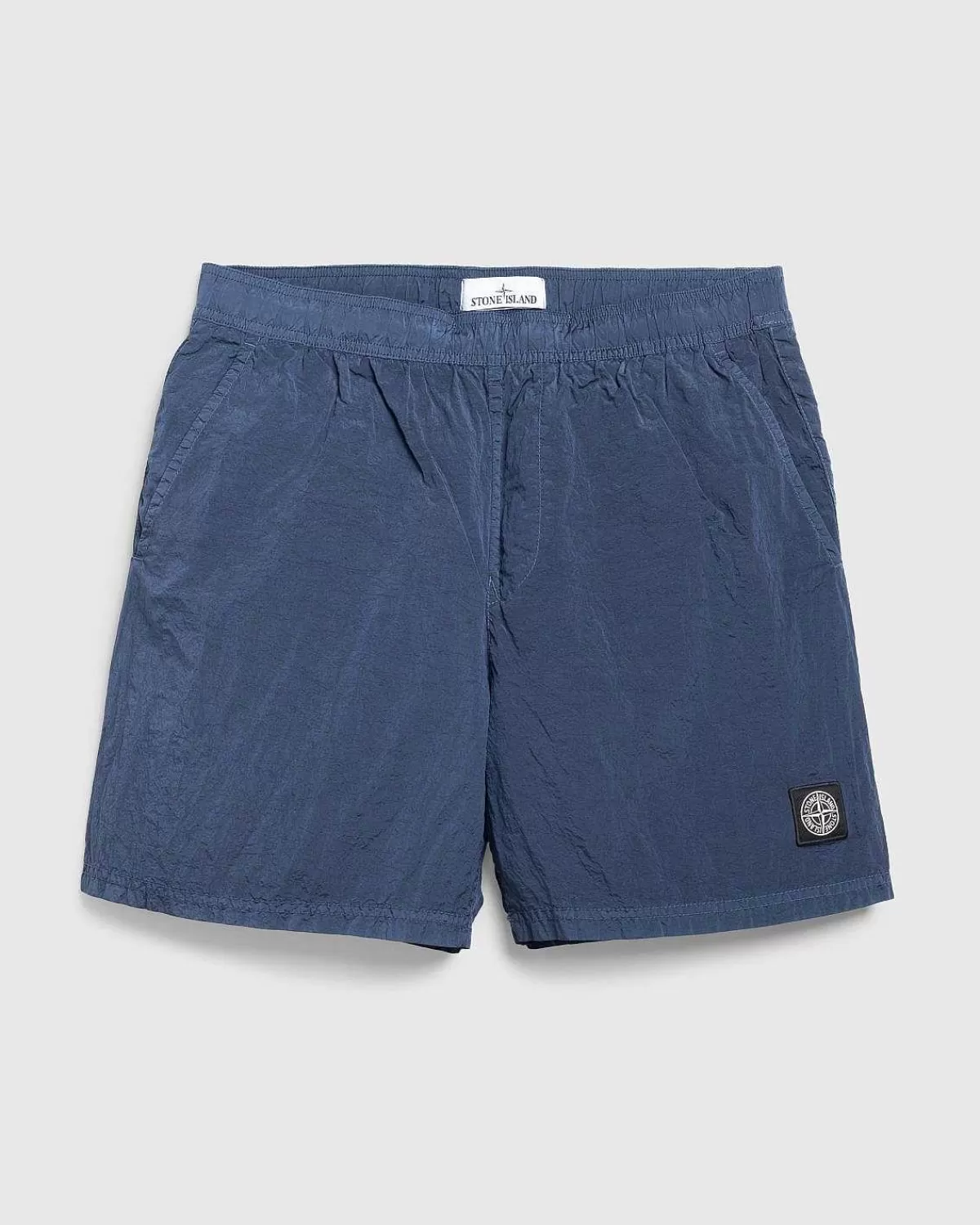 Shorts>Stone Island Nylon Metal Badeshorts Morkebla