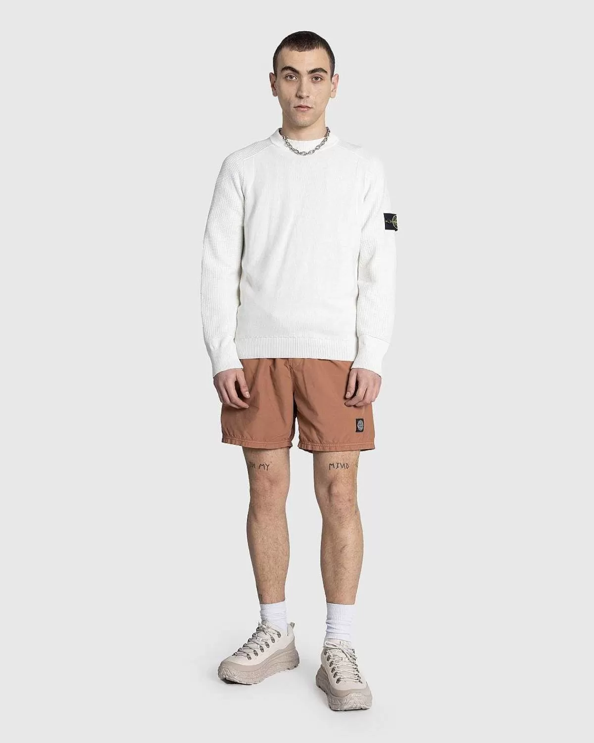 Badetøj>Stone Island Nylon Metal Badeshorts Rust