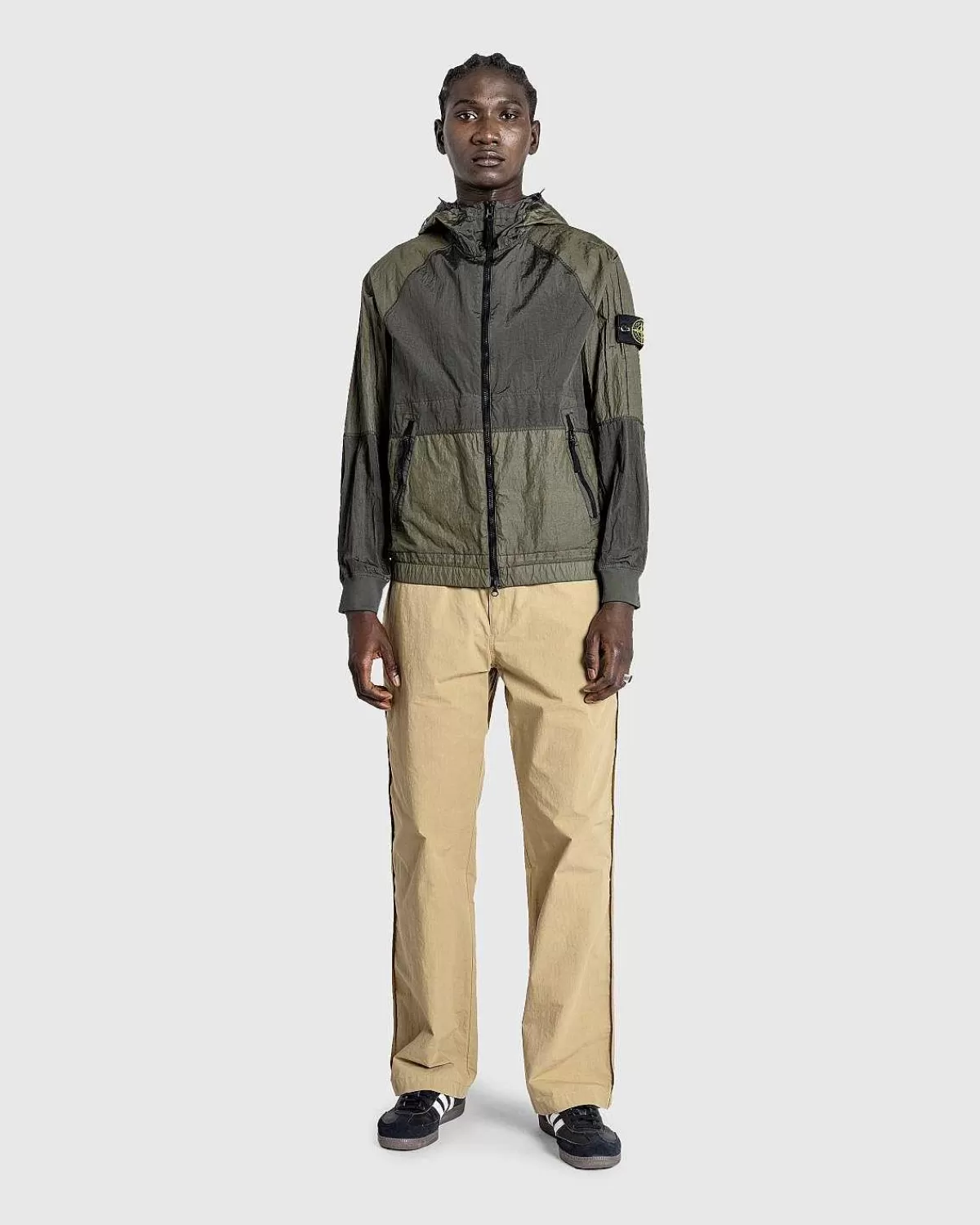 Overtøj>Stone Island Nylon Metal Haettejakke Musk