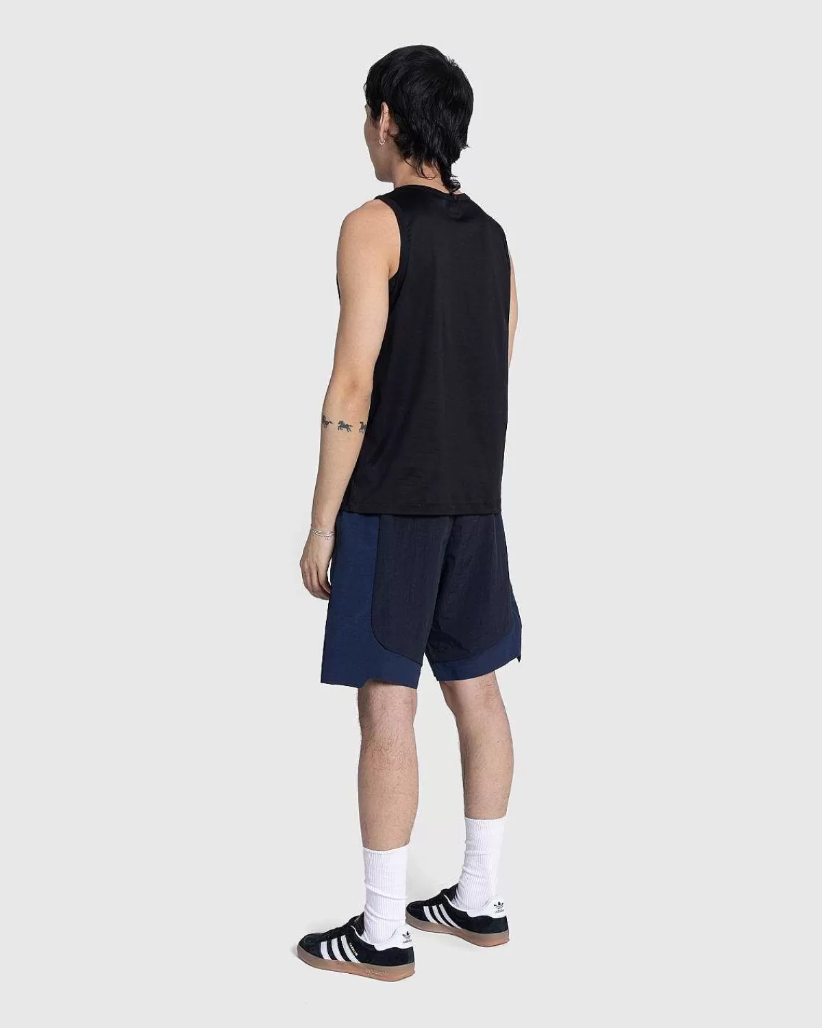 Shorts>_J.L-A.L_ Nylon Short Sort/Morkebla