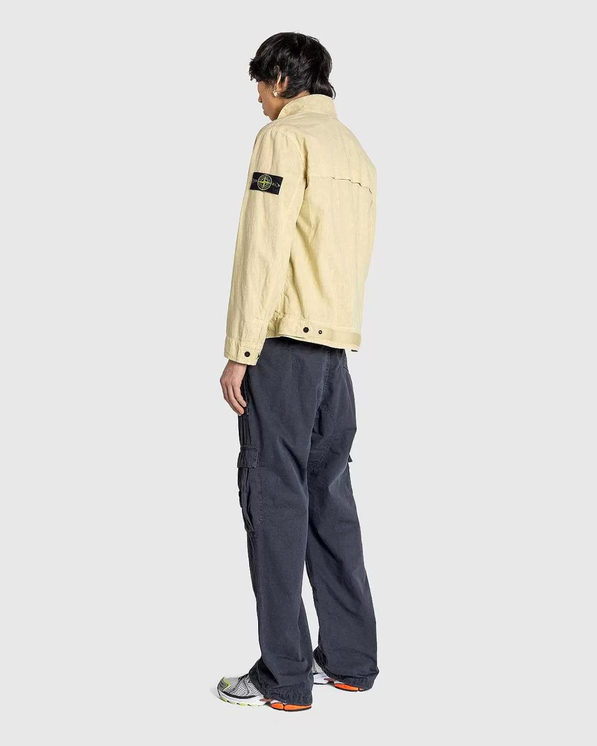 Overtøj>Stone Island Nylon-Tc Jakke Natural Beige