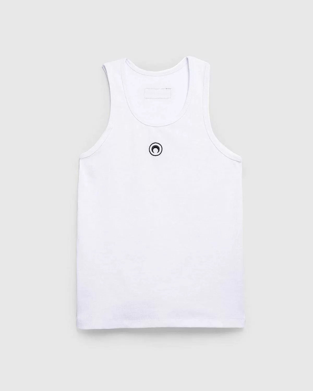 T-Shirts>Marine Serre Okologisk Bomulds Rib Tanktop Hvid