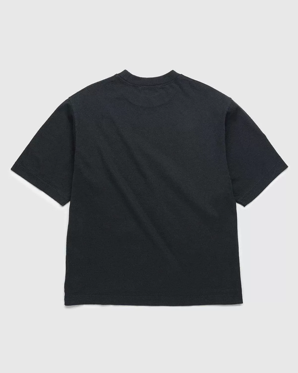 T-Shirts>Acne Studios Organisk Bomuld Logo T-Shirt Sort