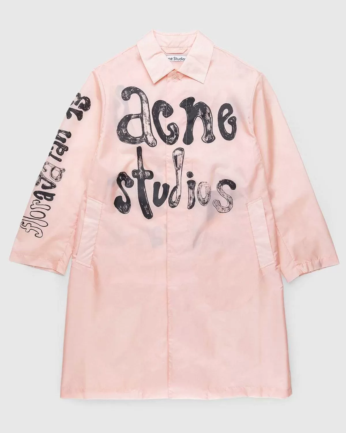 Overtøj>Acne Studios Pakbar Trench Coat Pink