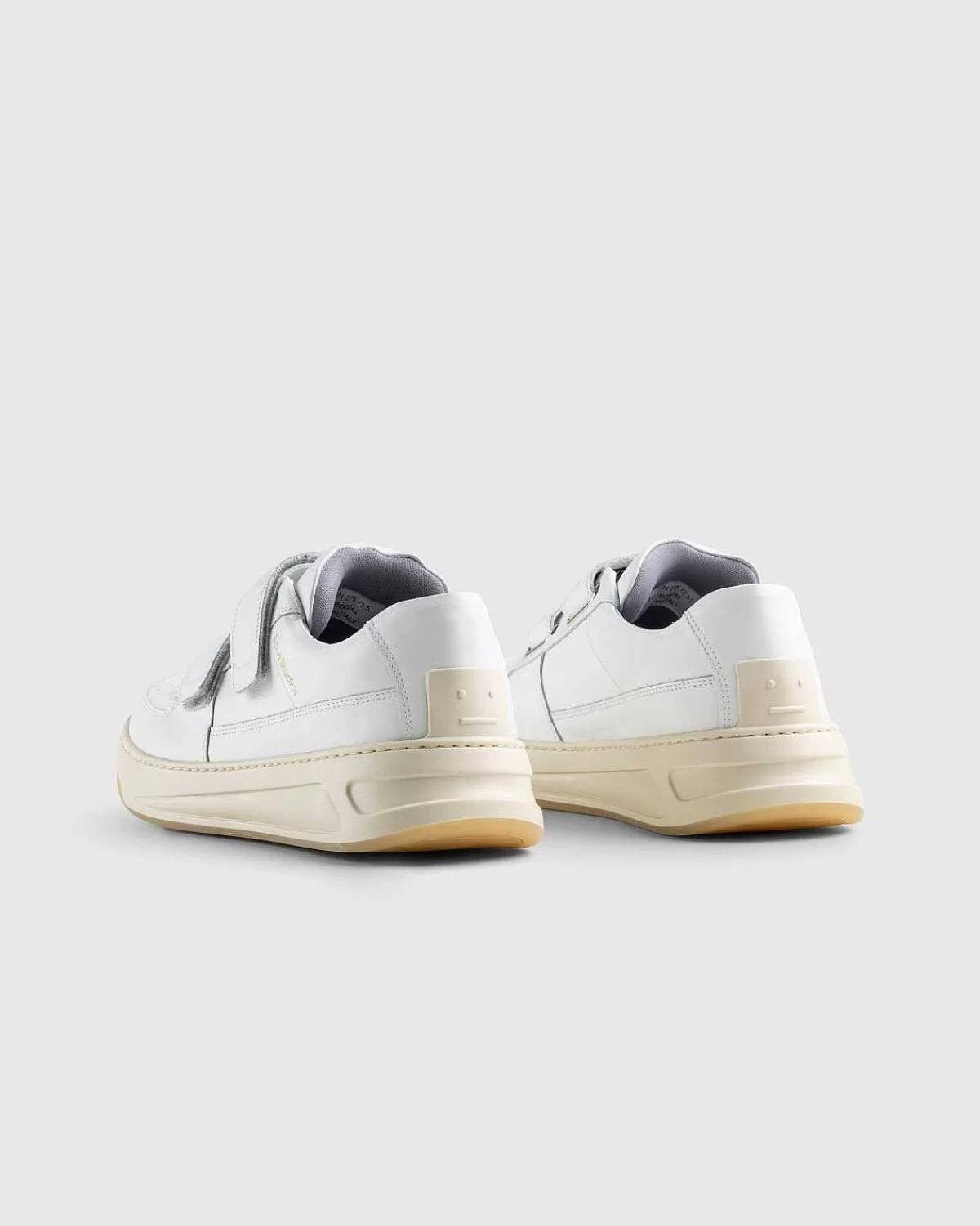 Sneakers>Acne Studios Perey Friend Sneakers Med Velcroband Hvide