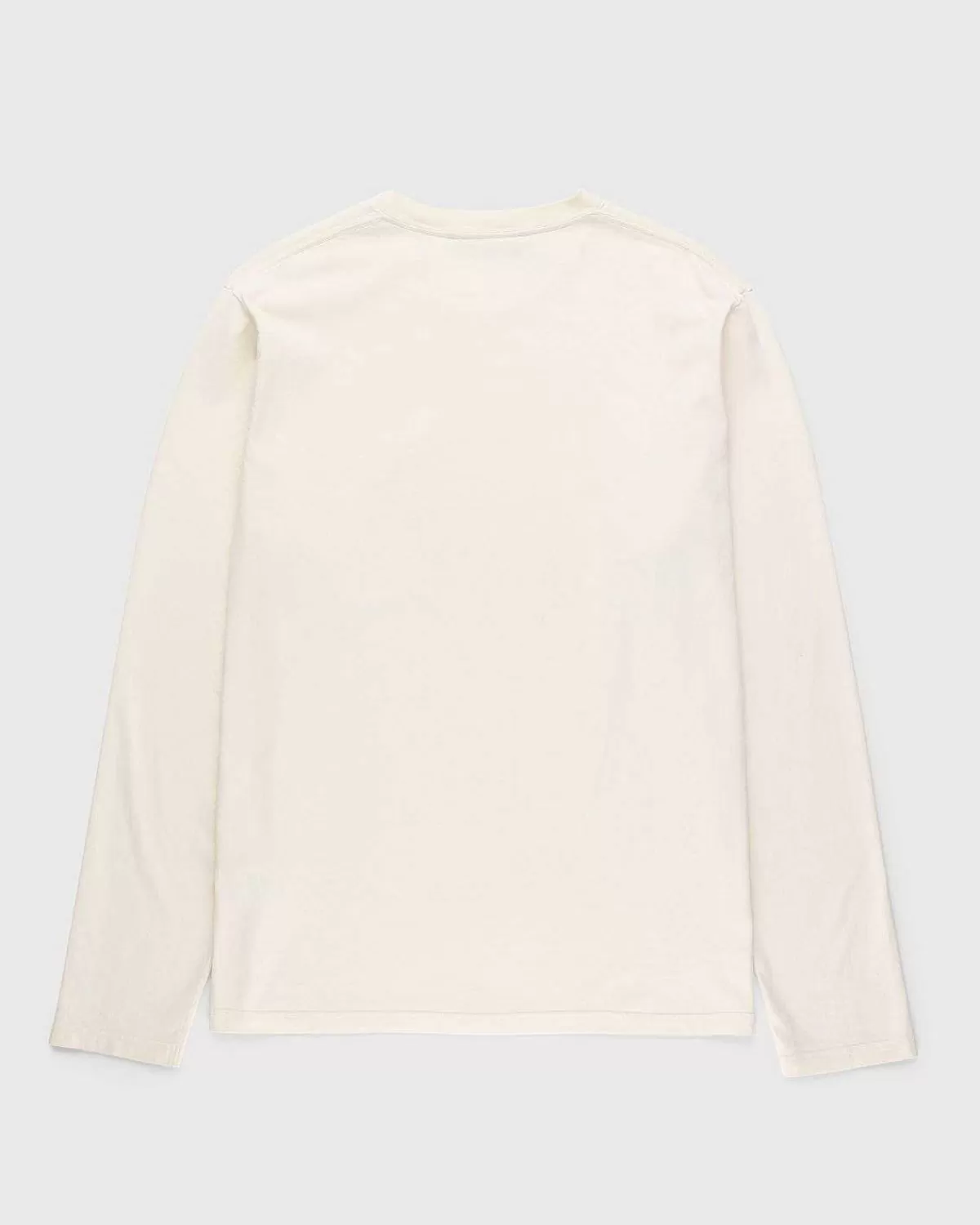 T-Shirts>Highsnobiety HS05 Pigmentfarvet Boxy Langaermet Jersey Natural