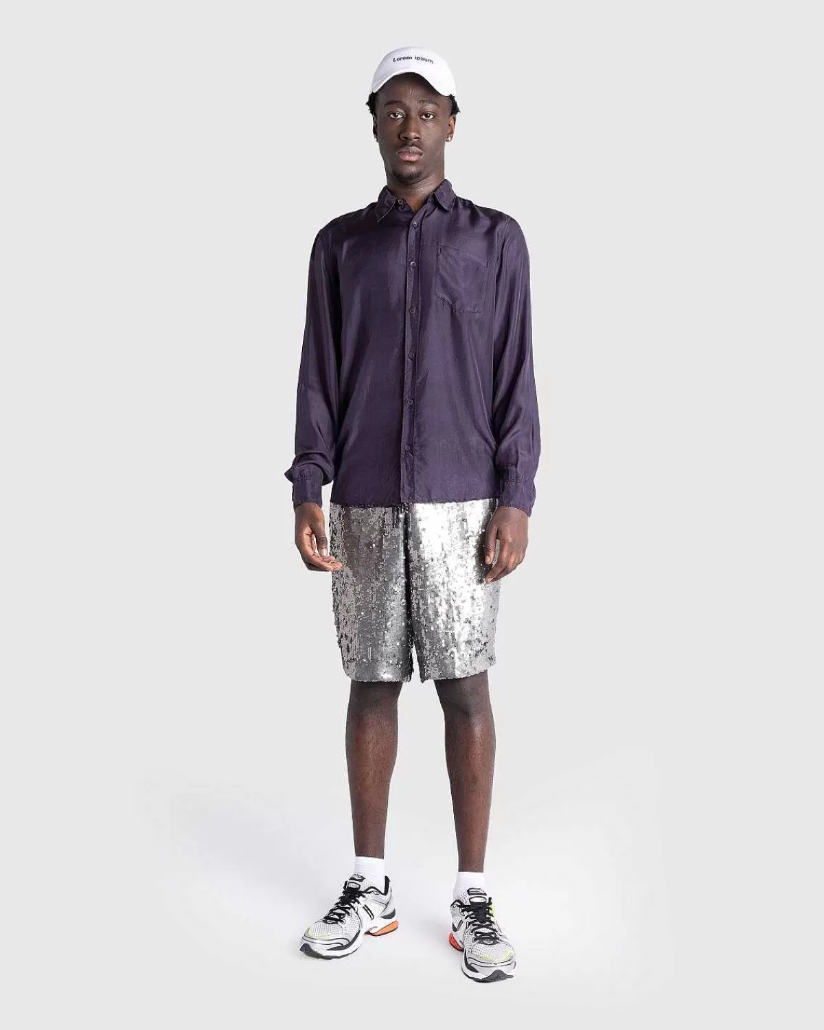 Shorts>Dries van Noten Piperi Shorts Paillet Solv