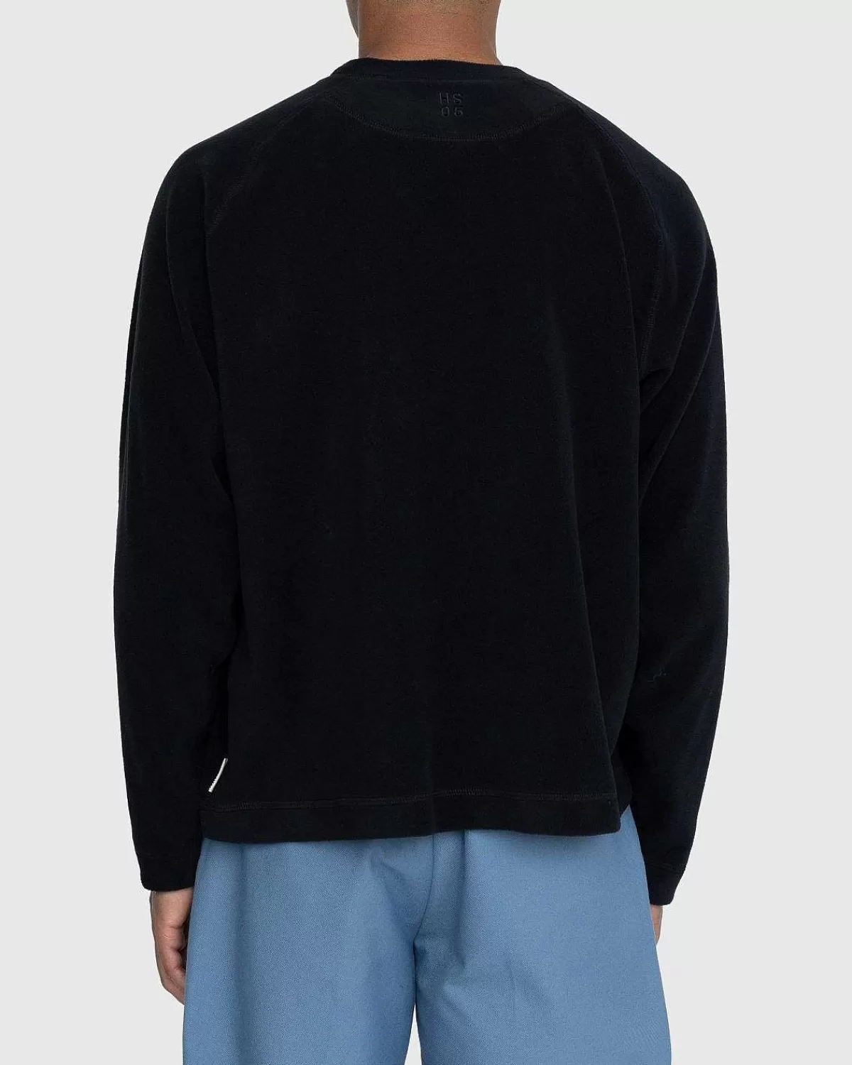 Sveder>Highsnobiety Polar Fleece Raglan Sweater Sort