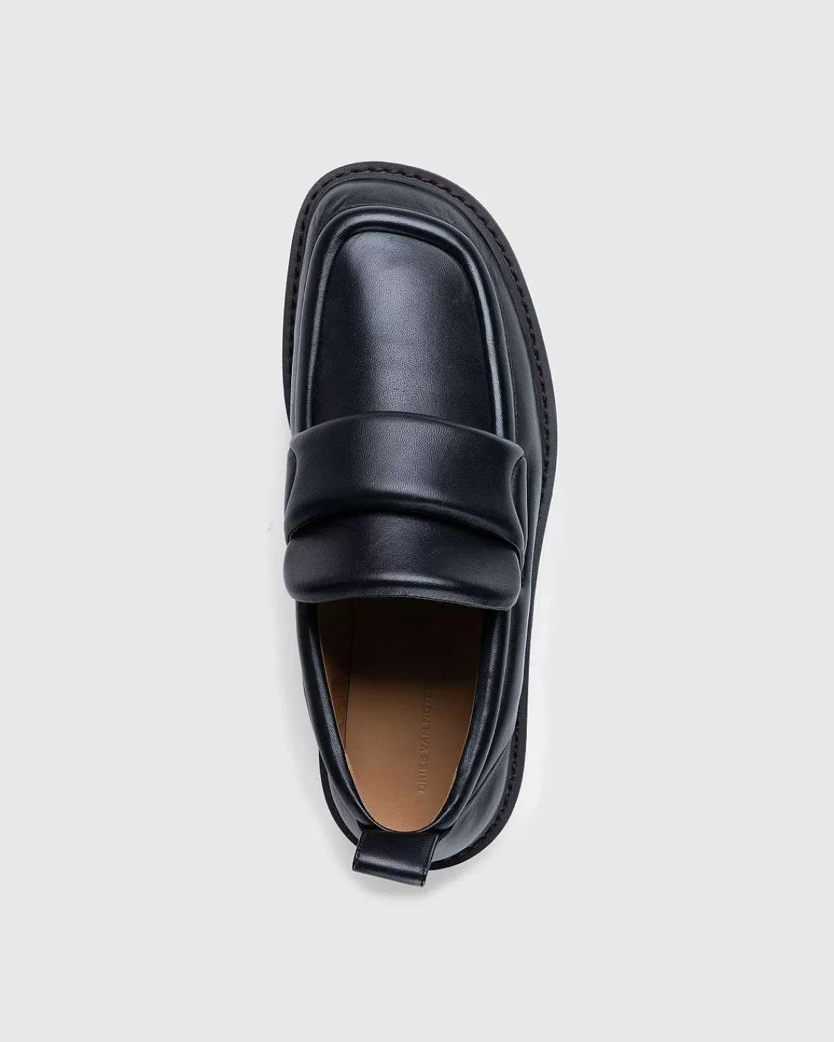 Sko>Dries van Noten Polstret Laeder Loafers Sort