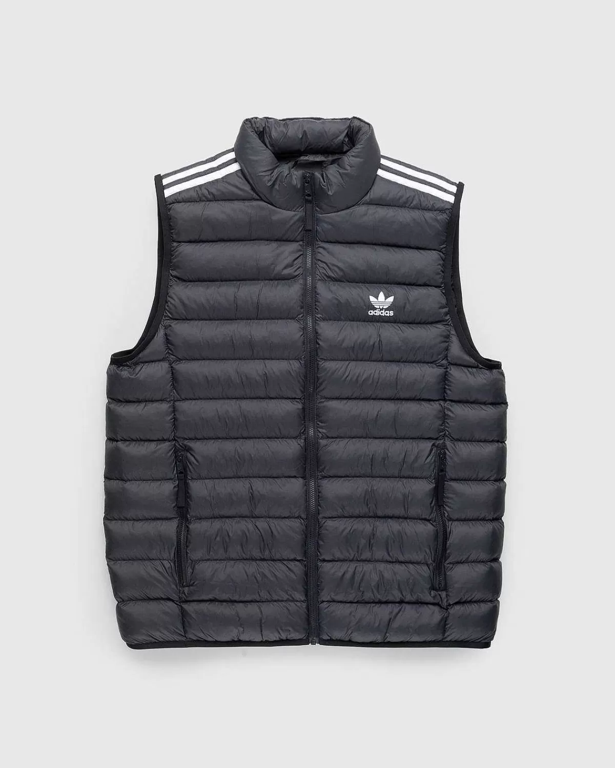 Overtøj>Adidas Polstret Vest Sort/Hvid