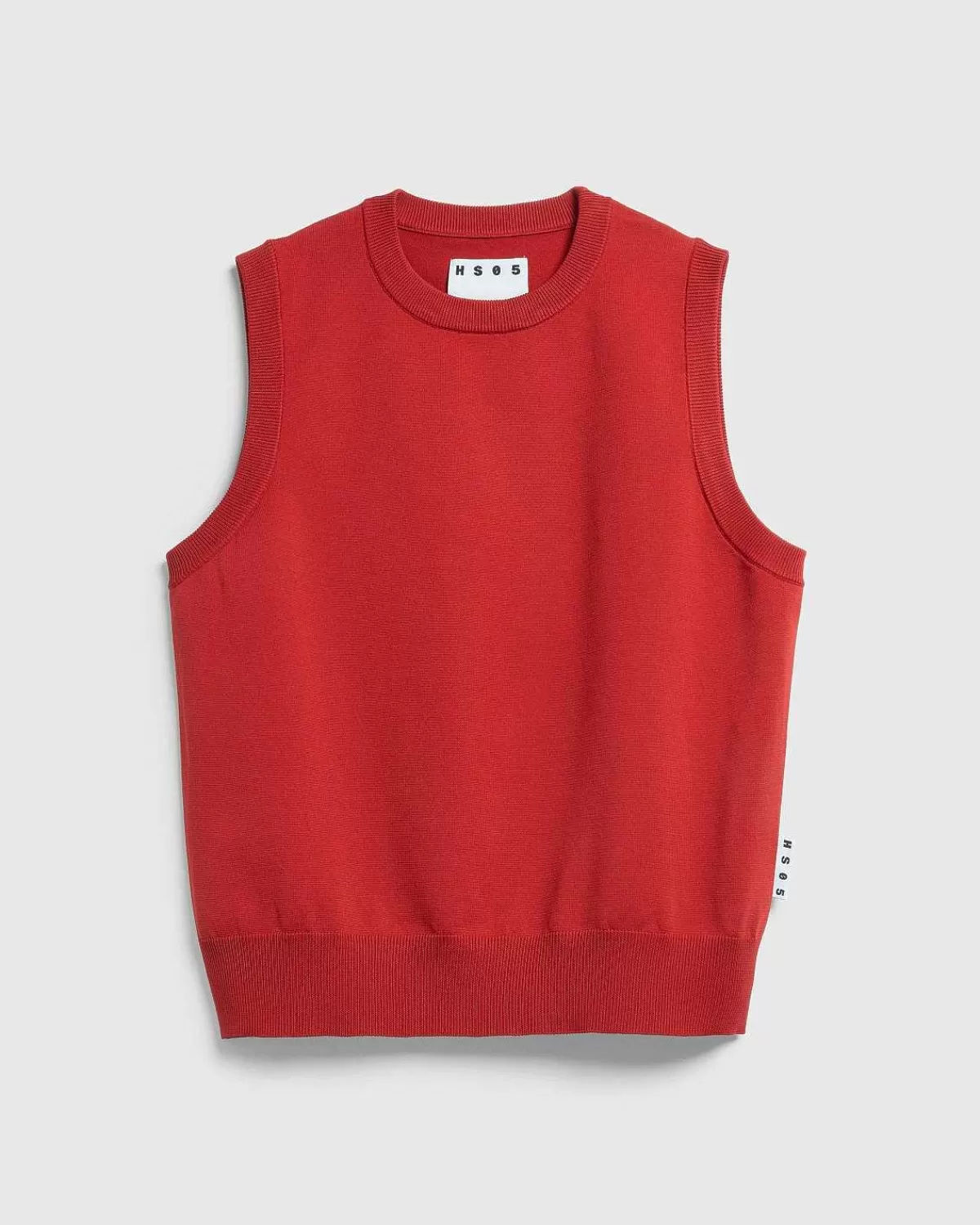 Strik>Highsnobiety HS05 Poly Knit Sweater Vest Ruby Red