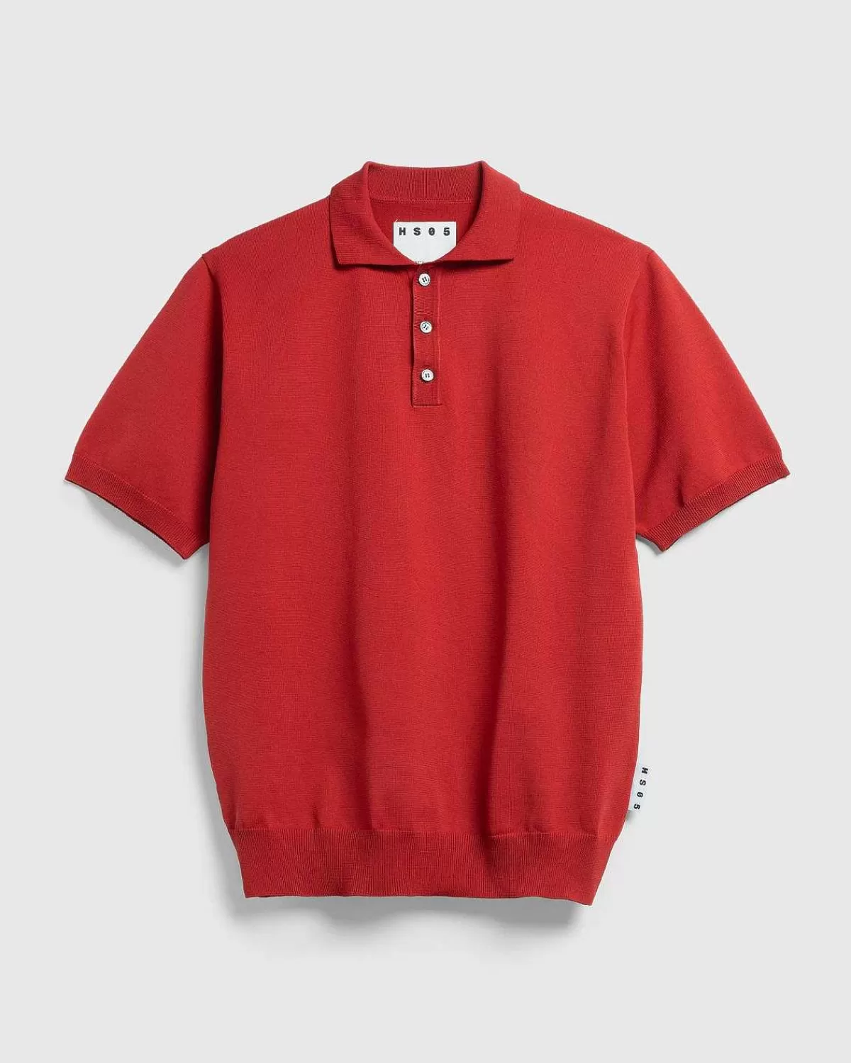 T-Shirts>Highsnobiety HS05 Poly Strik Polo Rubinrod