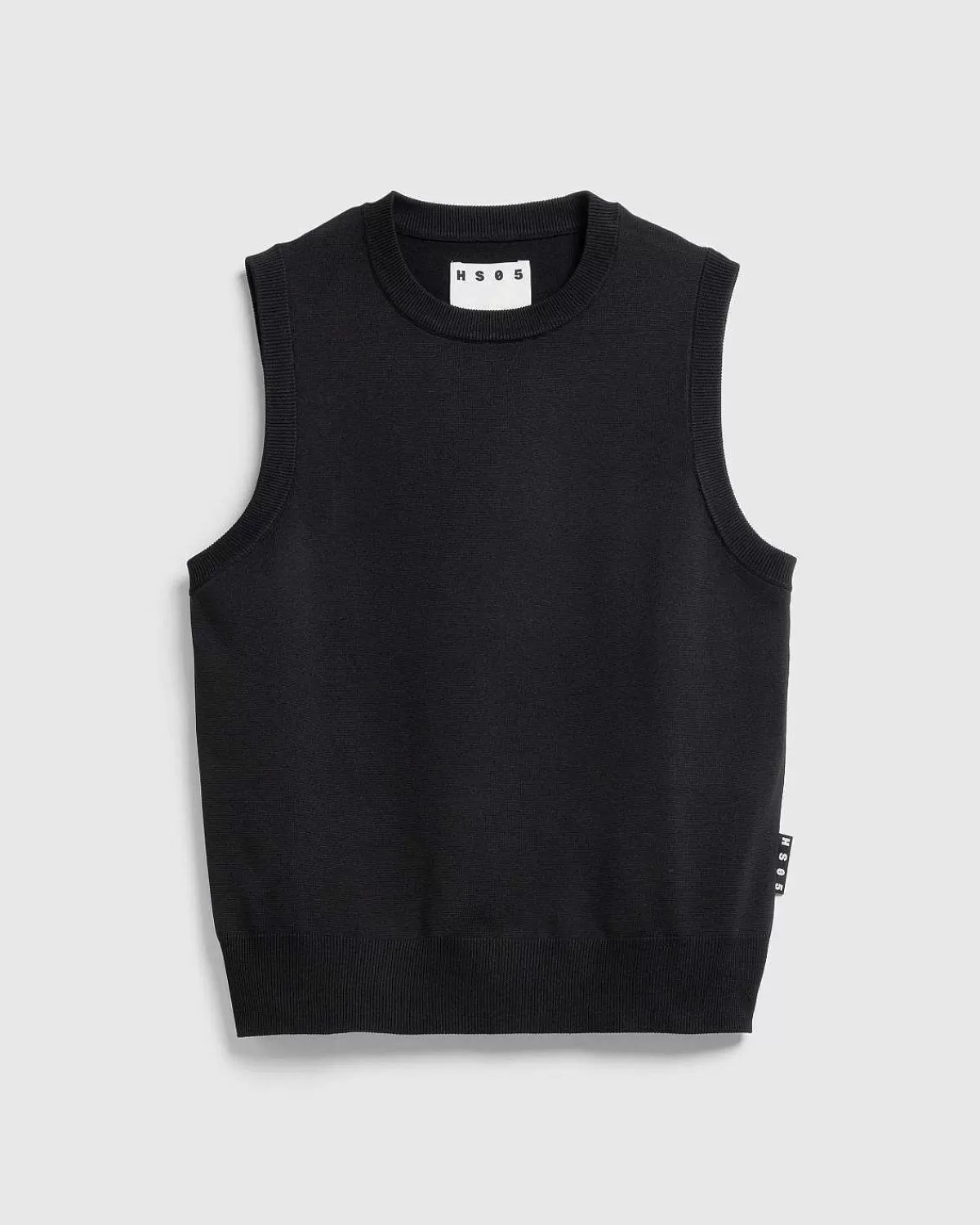 Strik>Highsnobiety HS05 Poly Strik Sweater Vest Sort