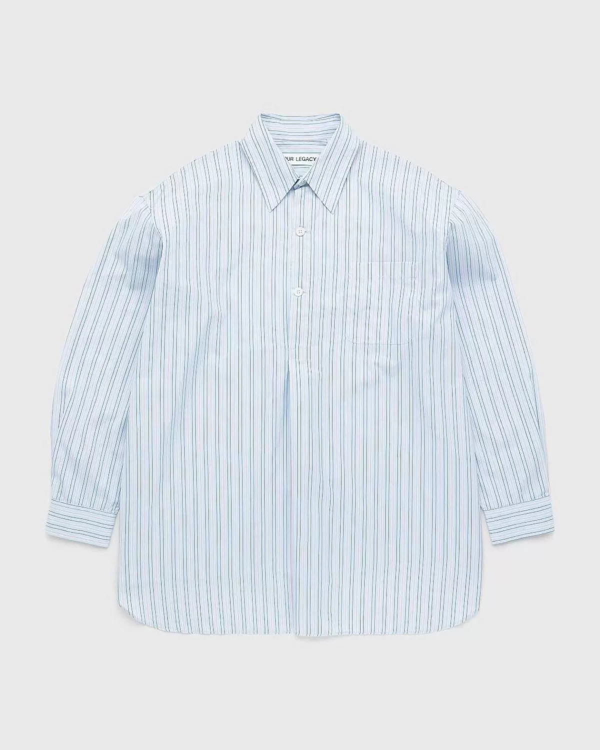 Skjorter>Our Legacy Popover Skjorte Blue Stripe