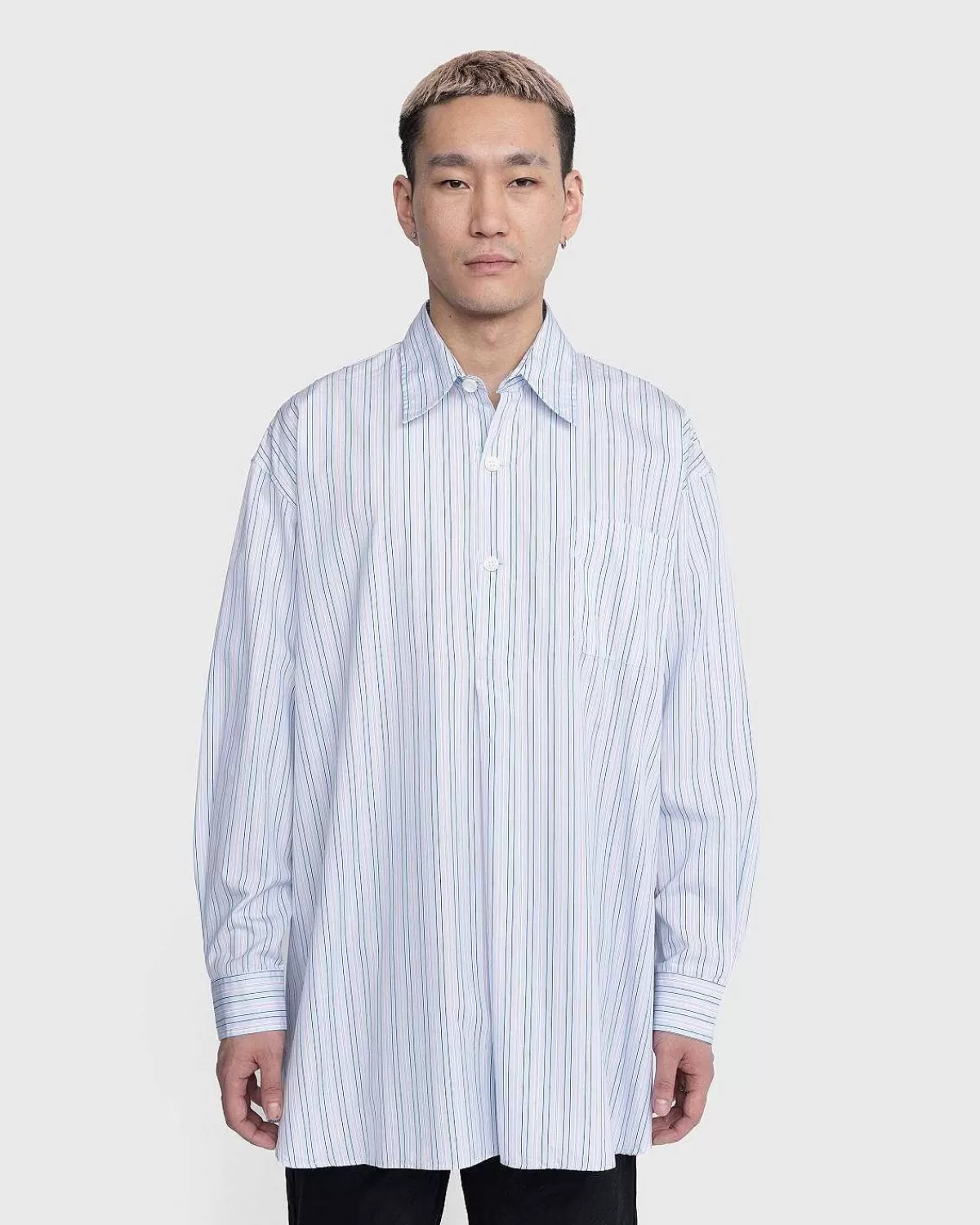 Skjorter>Our Legacy Popover Skjorte Blue Stripe