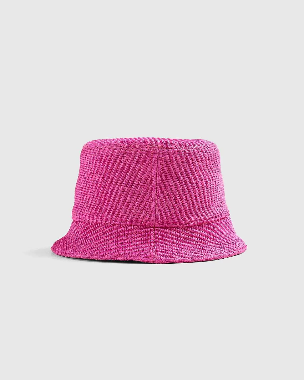 Hatte>Marni Raffia Bucket Hat Fuschia