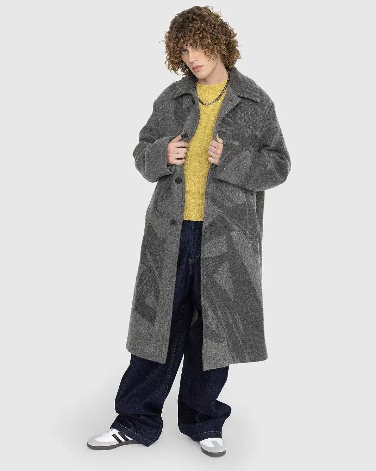 Overtøj>Dries van Noten Rankle Coat Gra