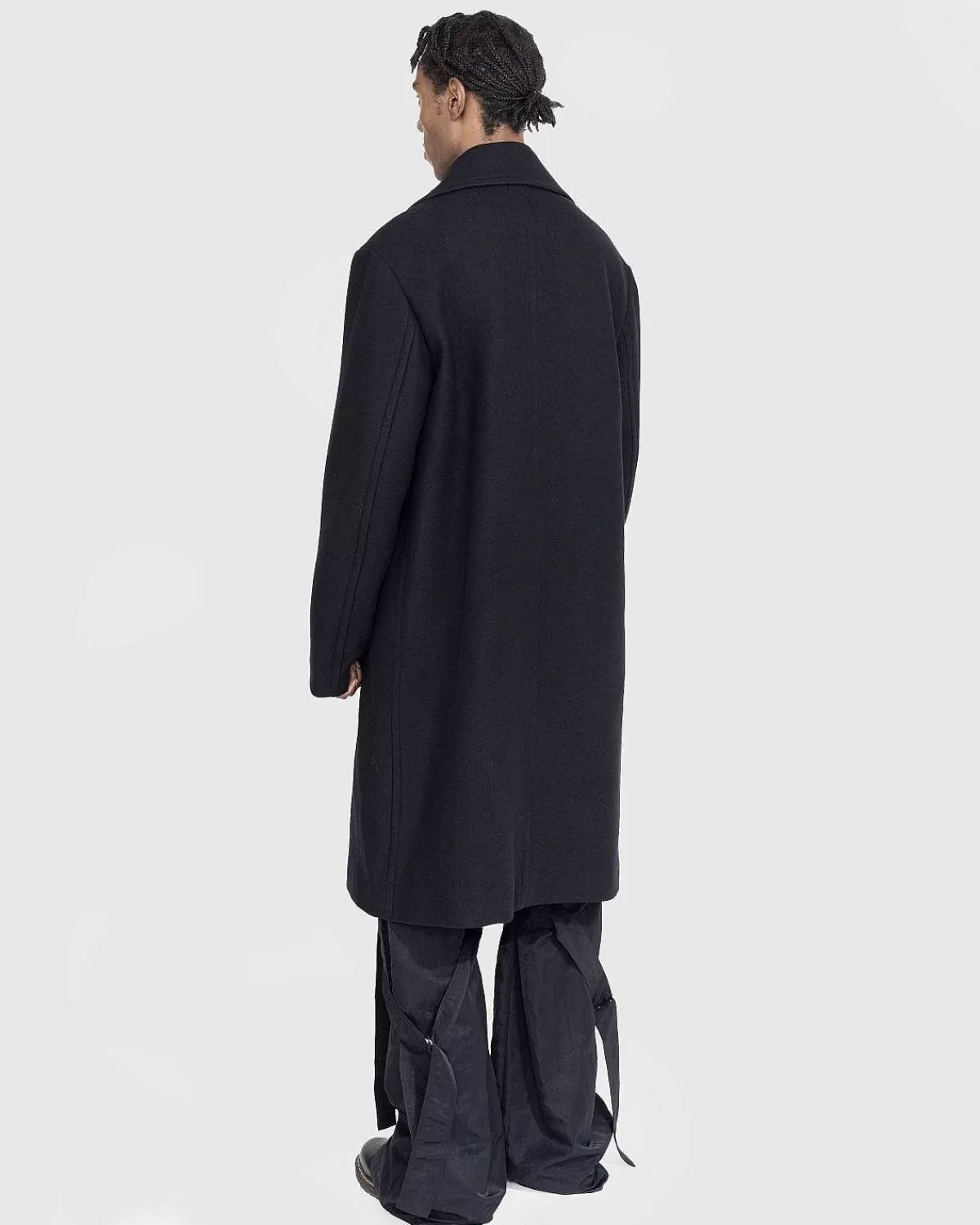 Overtøj>Dries van Noten Raven Coat Sort