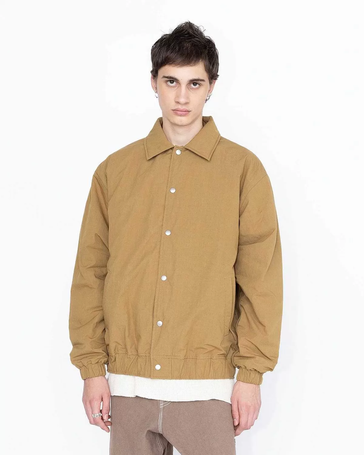 Overtøj>Highsnobiety HS05 Reverse Piping Isoleret Jakke Beige