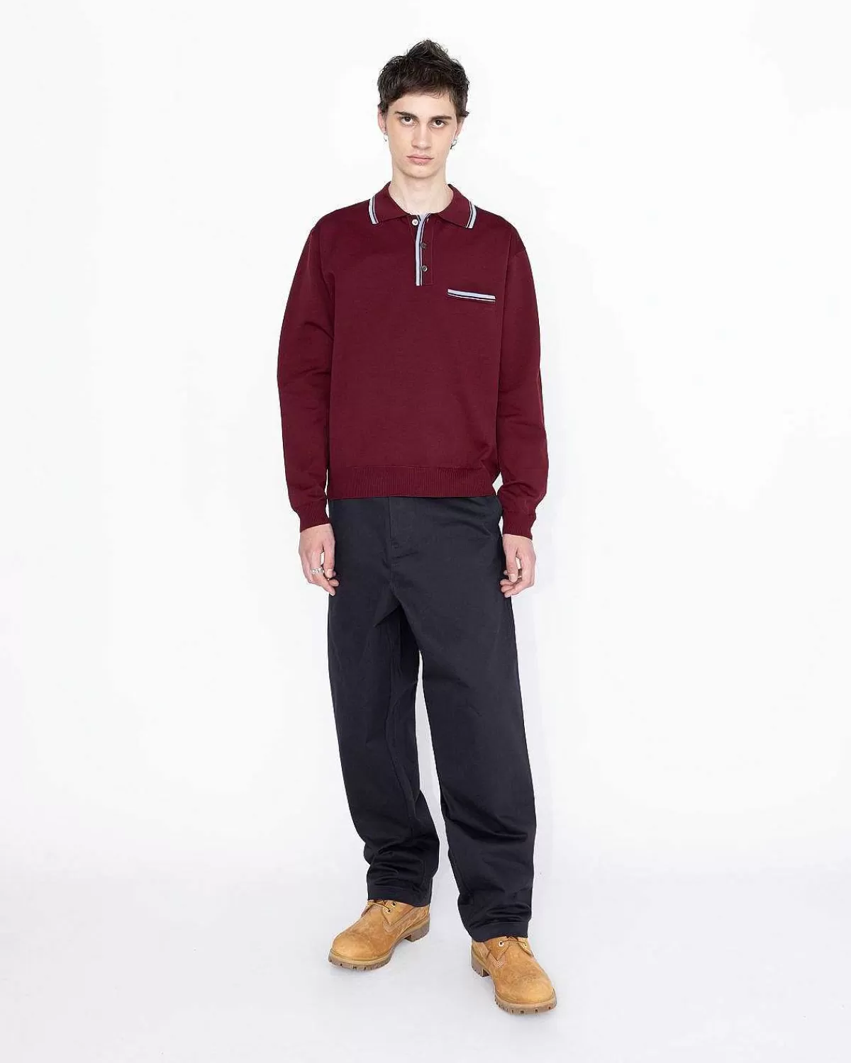 Bukser>Highsnobiety HS05 Reverse Twill Baggy Trouser Sort